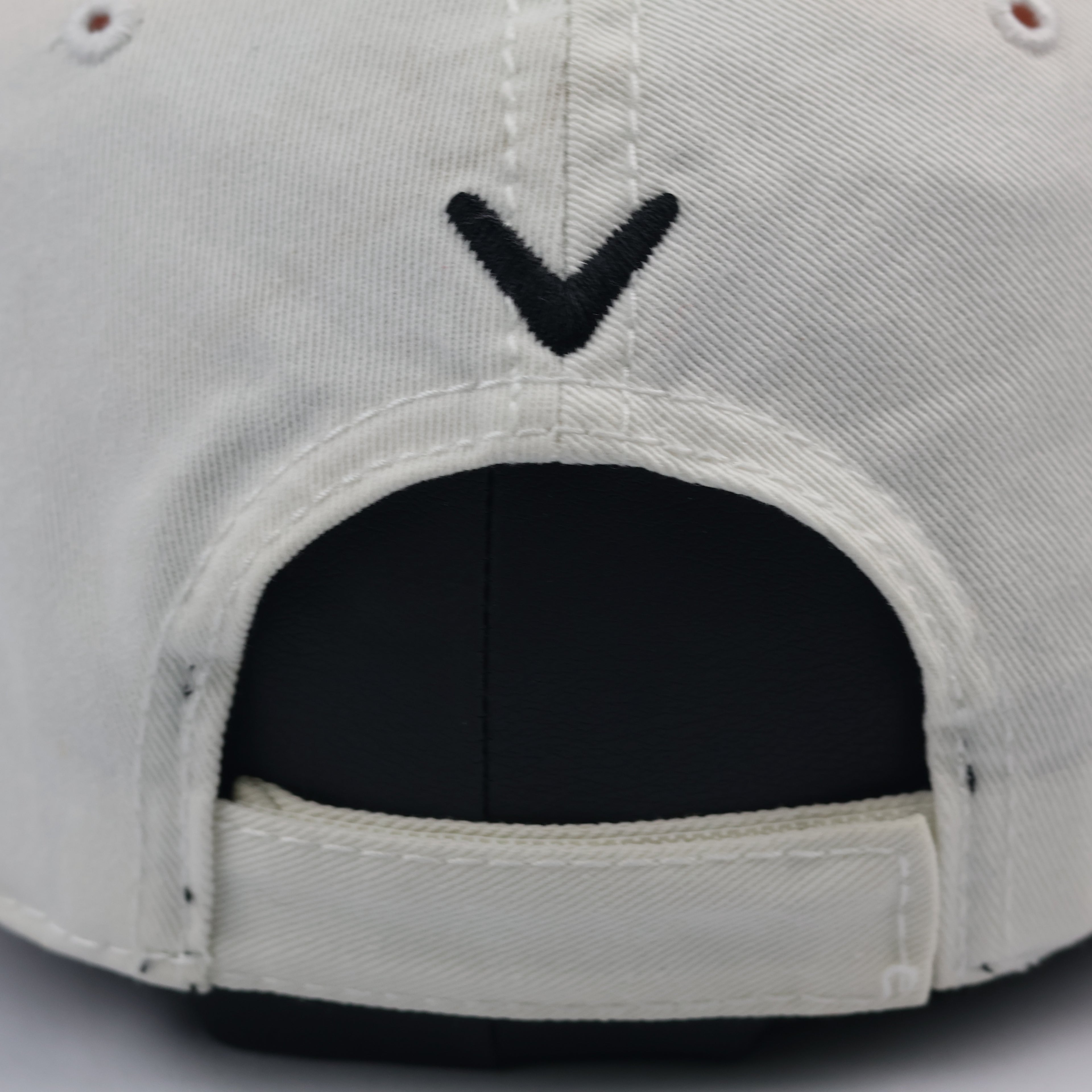 Callaway Speed Regime (SR) Golf Thrifted Cap - Cream White Adjustable Hat - Size 56-59cm