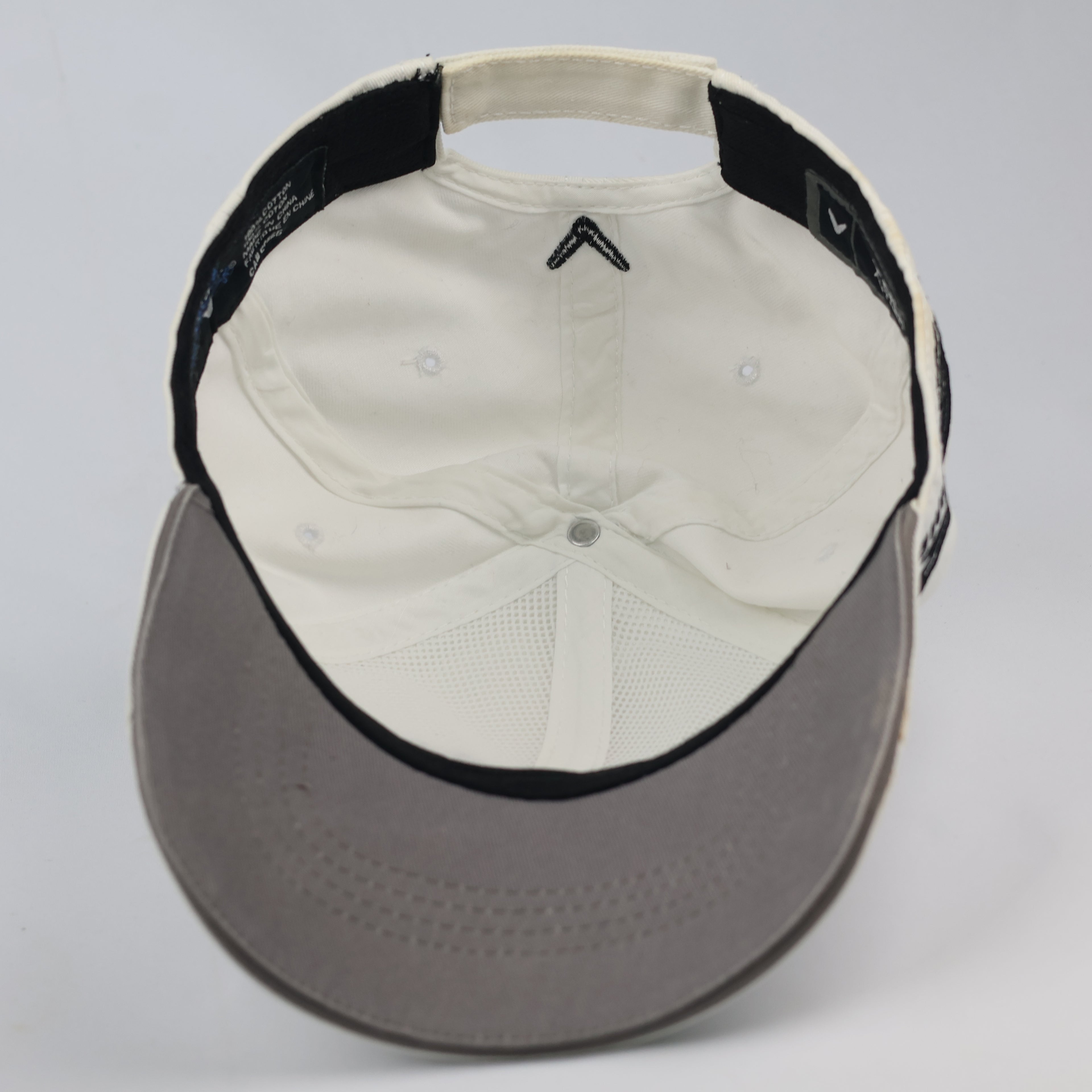 Callaway Speed Regime (SR) Golf Thrifted Cap - Cream White Adjustable Hat - Size 56-59cm
