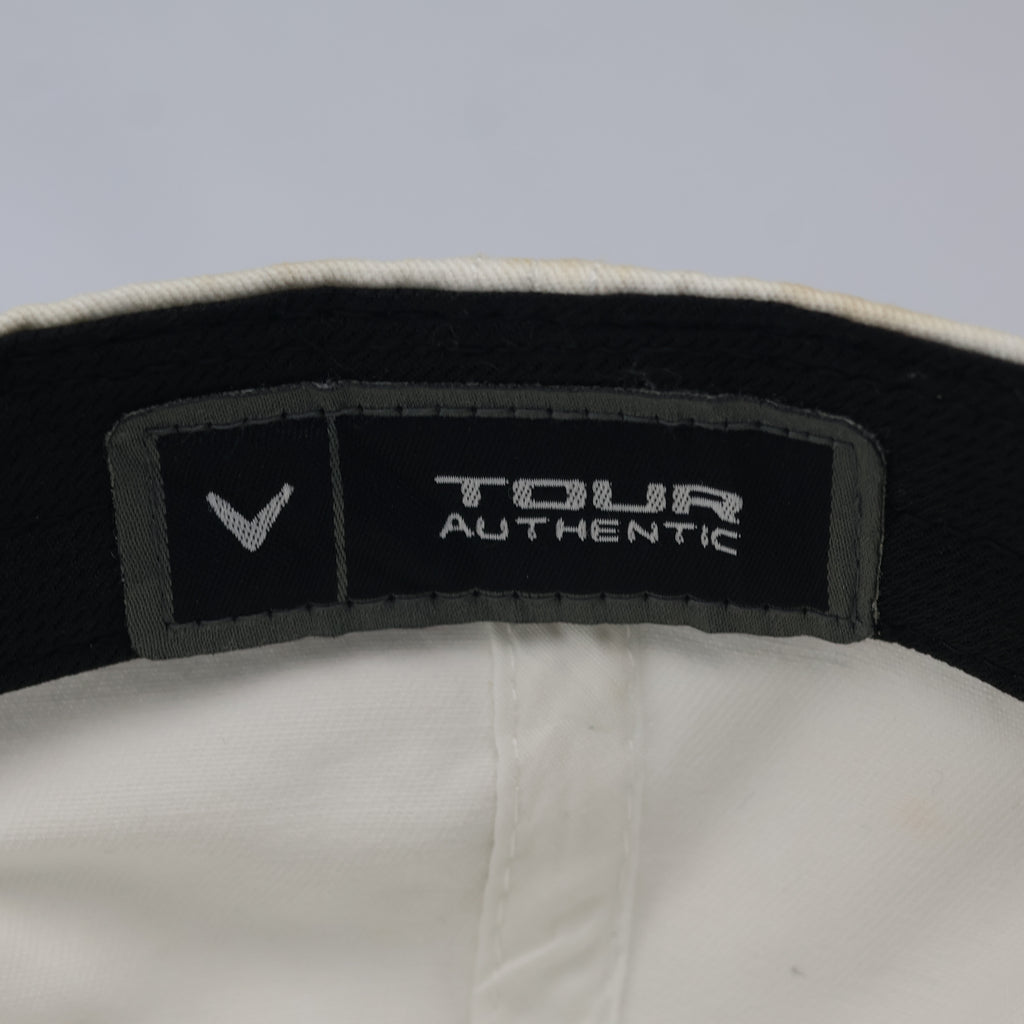 Callaway Speed Regime (SR) Golf Thrifted Cap - Cream White Adjustable Hat - Size 56-59cm