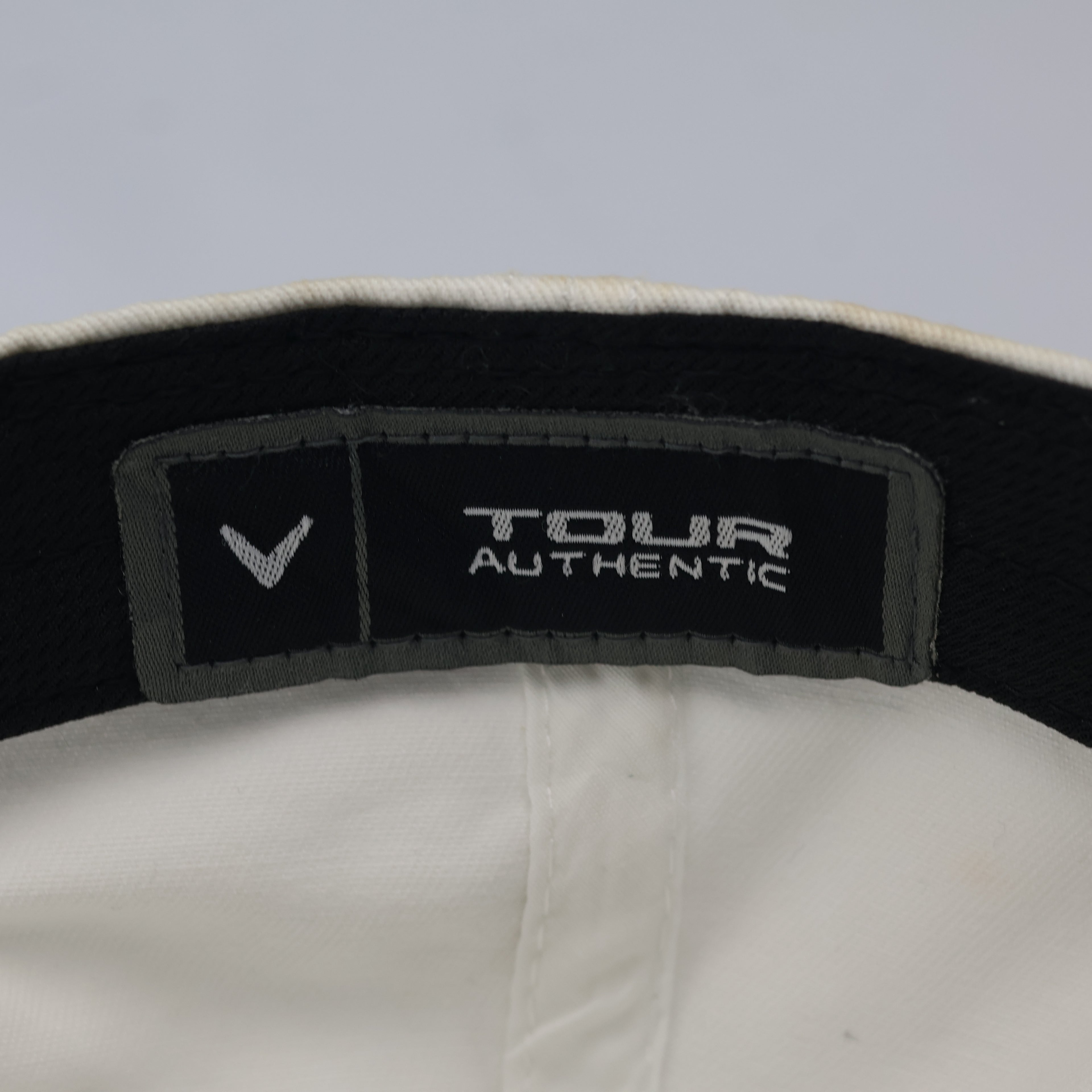 Callaway Speed Regime (SR) Golf Thrifted Cap - Cream White Adjustable Hat - Size 56-59cm