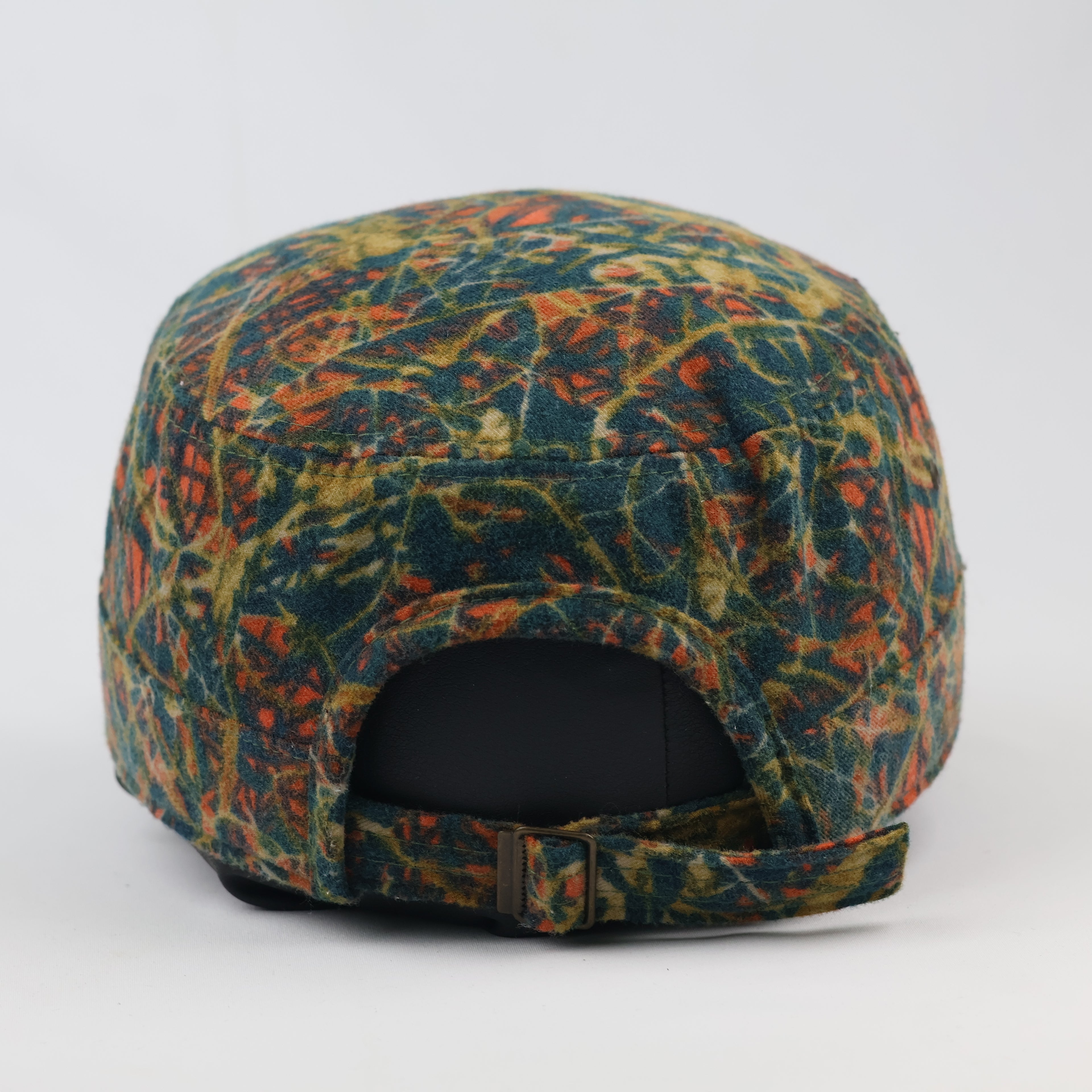 Thrifted AFNY Military Style Cap - Abstract Forest Design - Made in Korea