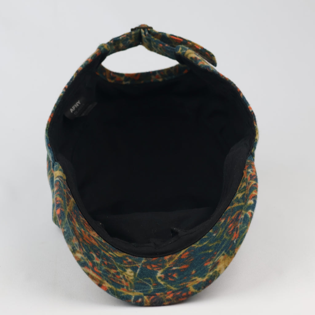 Thrifted AFNY Military Style Cap - Abstract Forest Design - Made in Korea