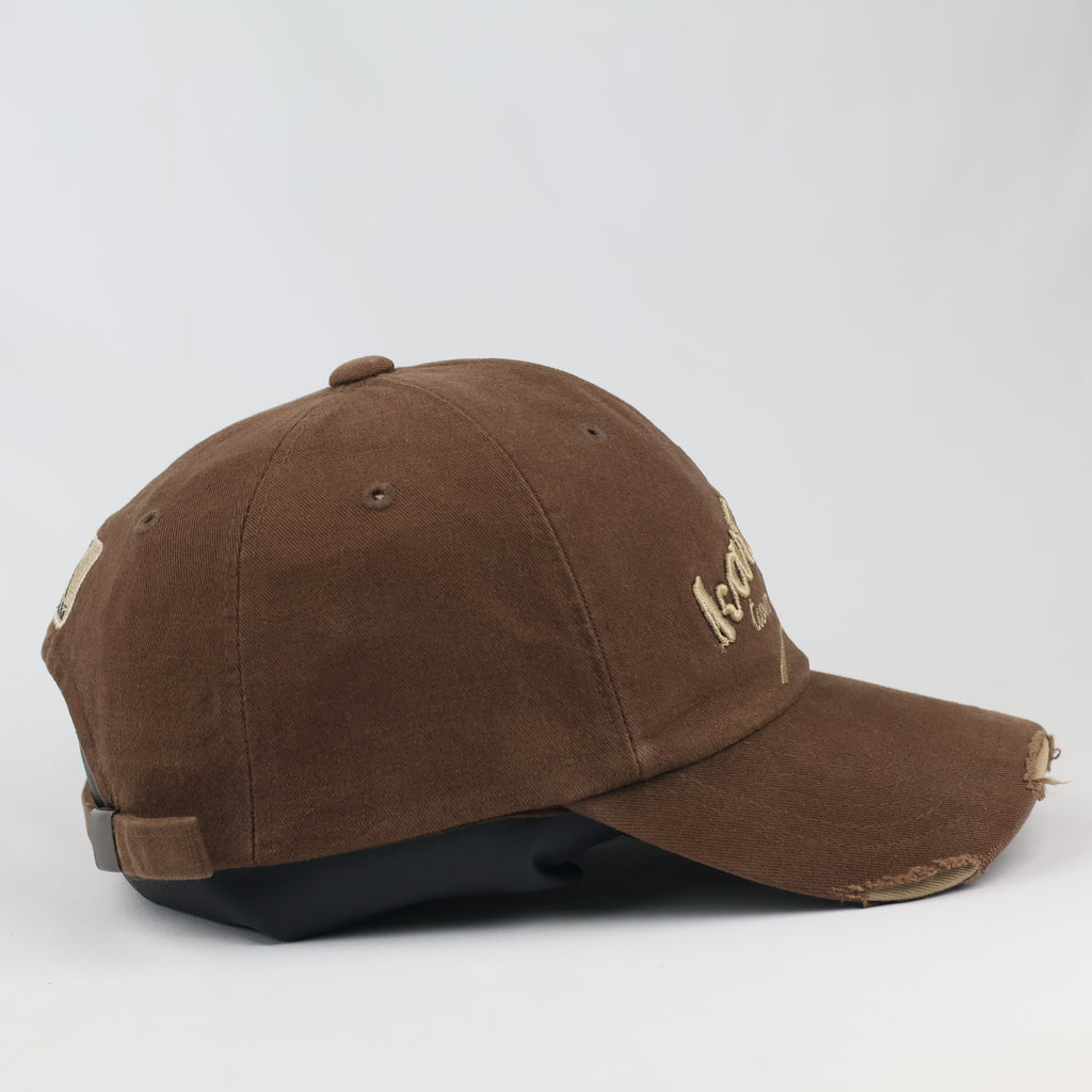 Thrifted Karl Kani Embroidered Streetwear Cap | Brown | 54-56cm
