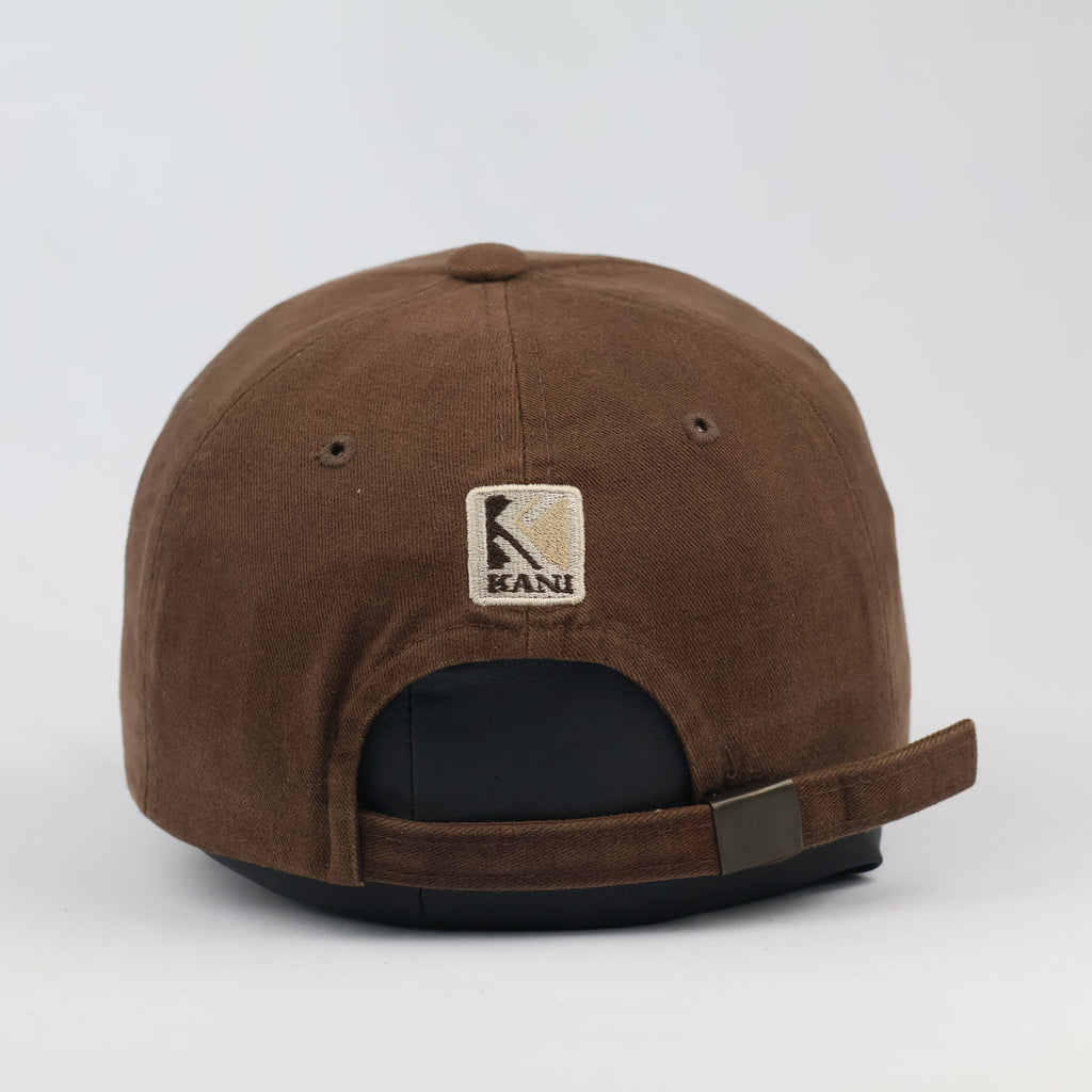 Thrifted Karl Kani Embroidered Streetwear Cap | Brown | 54-56cm