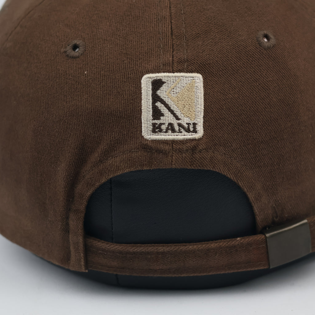 Thrifted Karl Kani Embroidered Streetwear Cap | Brown | 54-56cm