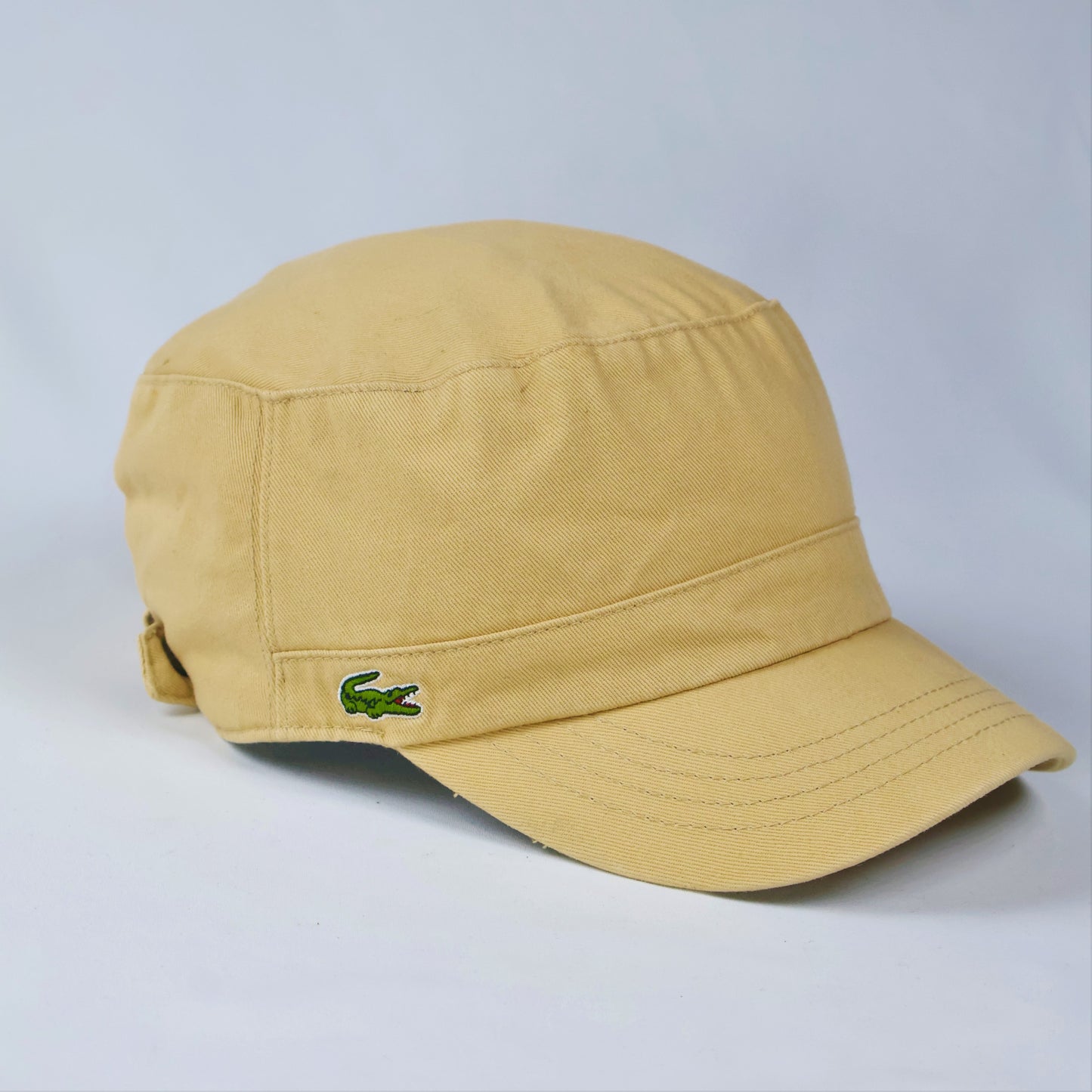 Classic Lacoste Military-Style Cadet Cap