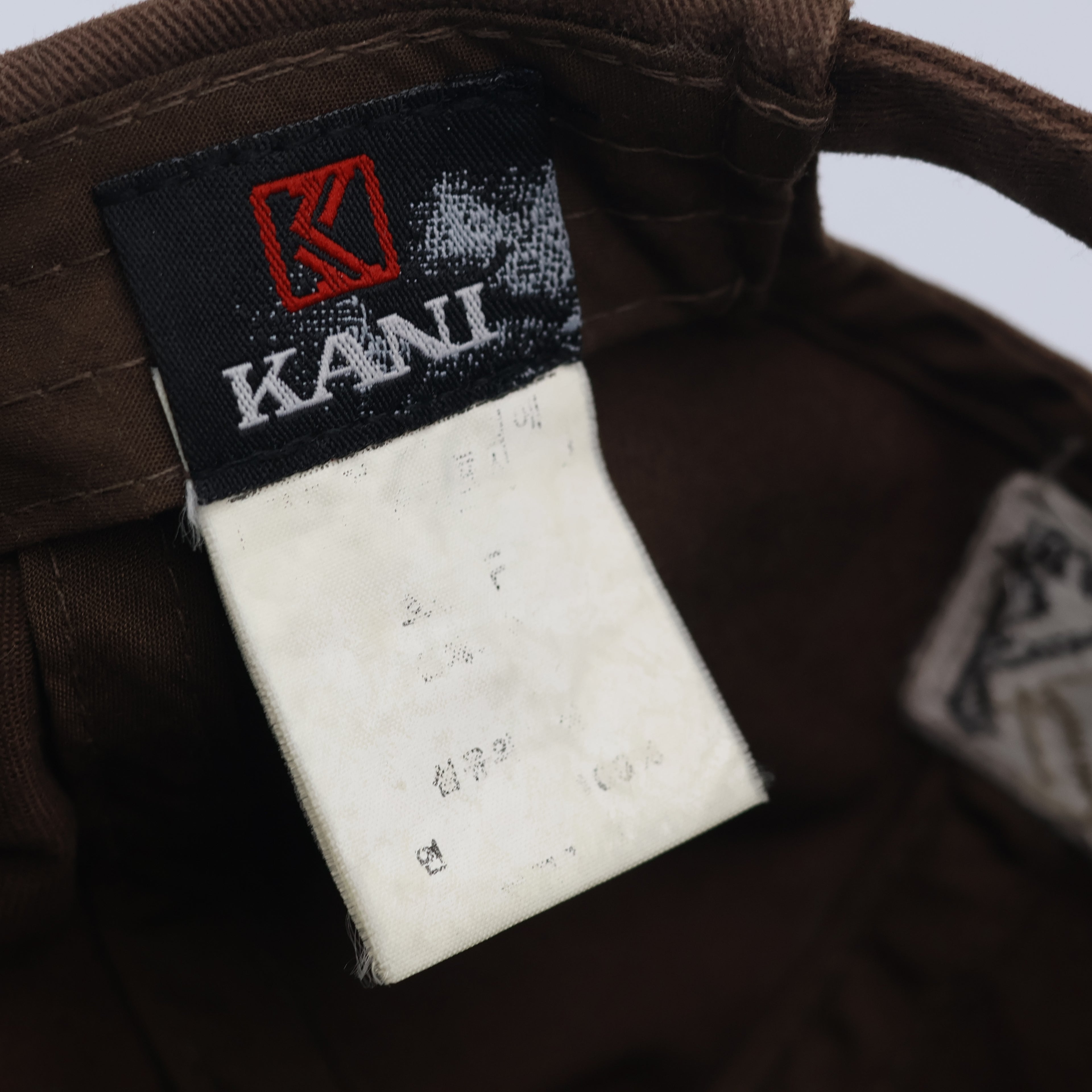 Thrifted Karl Kani Embroidered Streetwear Cap | Brown | 54-56cm