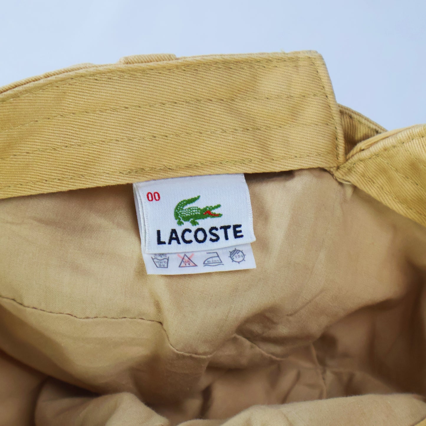 Classic Lacoste Military-Style Cadet Cap