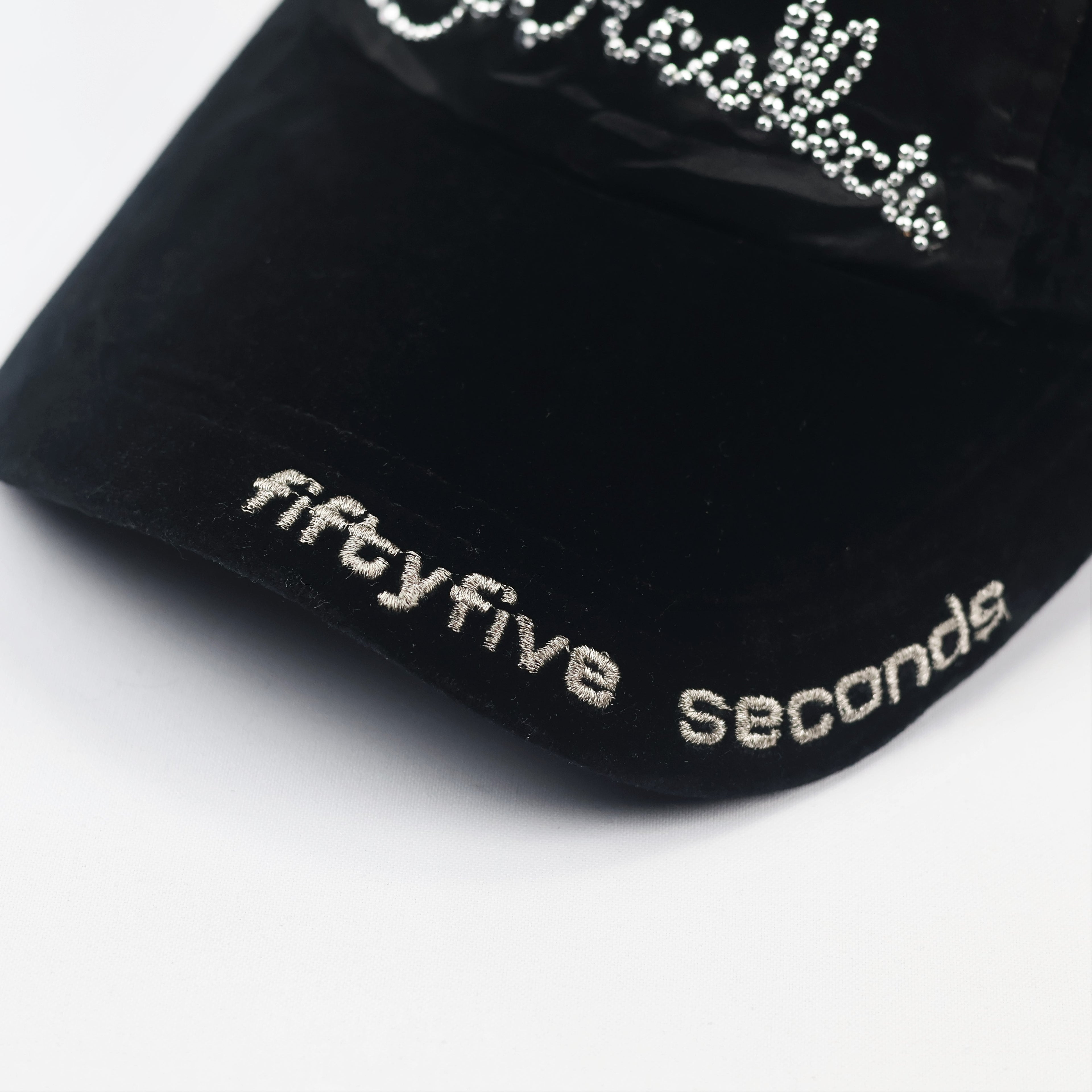 Authentic EXR Evolution Custom Black Velvet & Satin Thrifted Cap