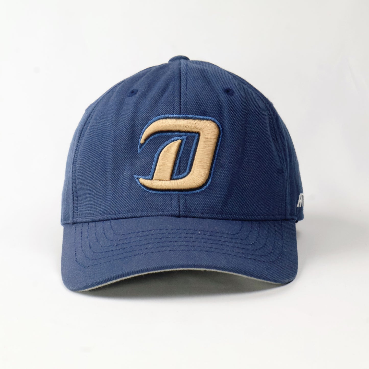 ATC Korean Brand 'D' Logo Cap - Navy Blue