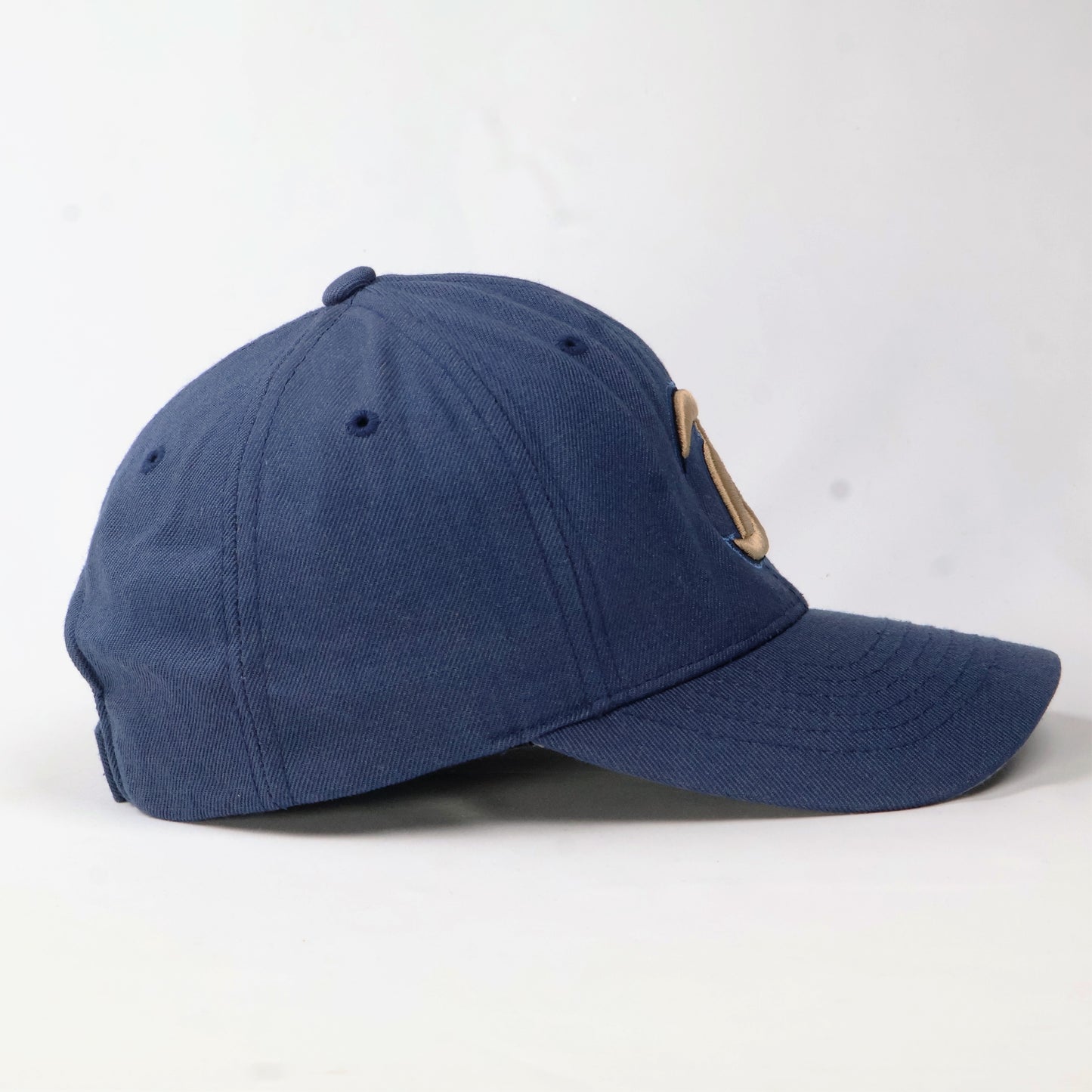 ATC Korean Brand 'D' Logo Cap - Navy Blue