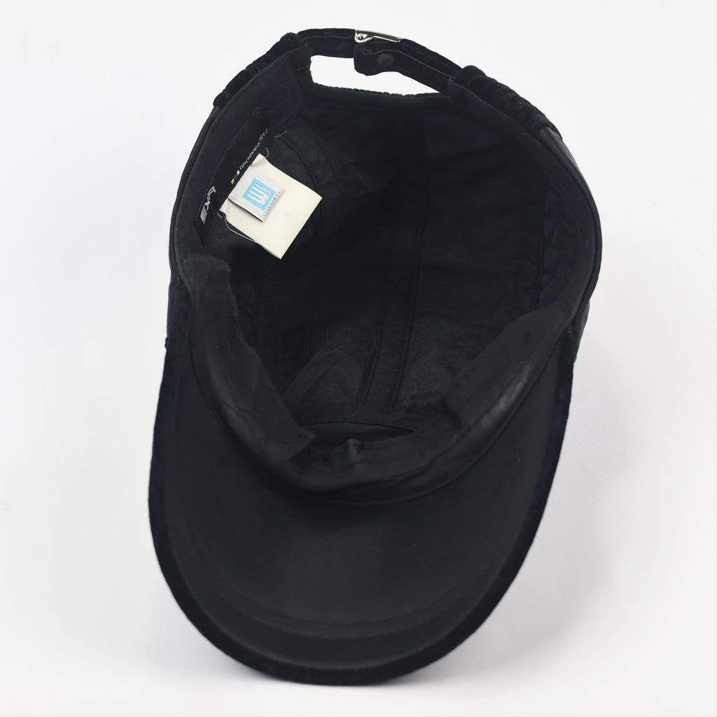 Authentic EXR Evolution Custom Black Velvet & Satin Thrifted Cap