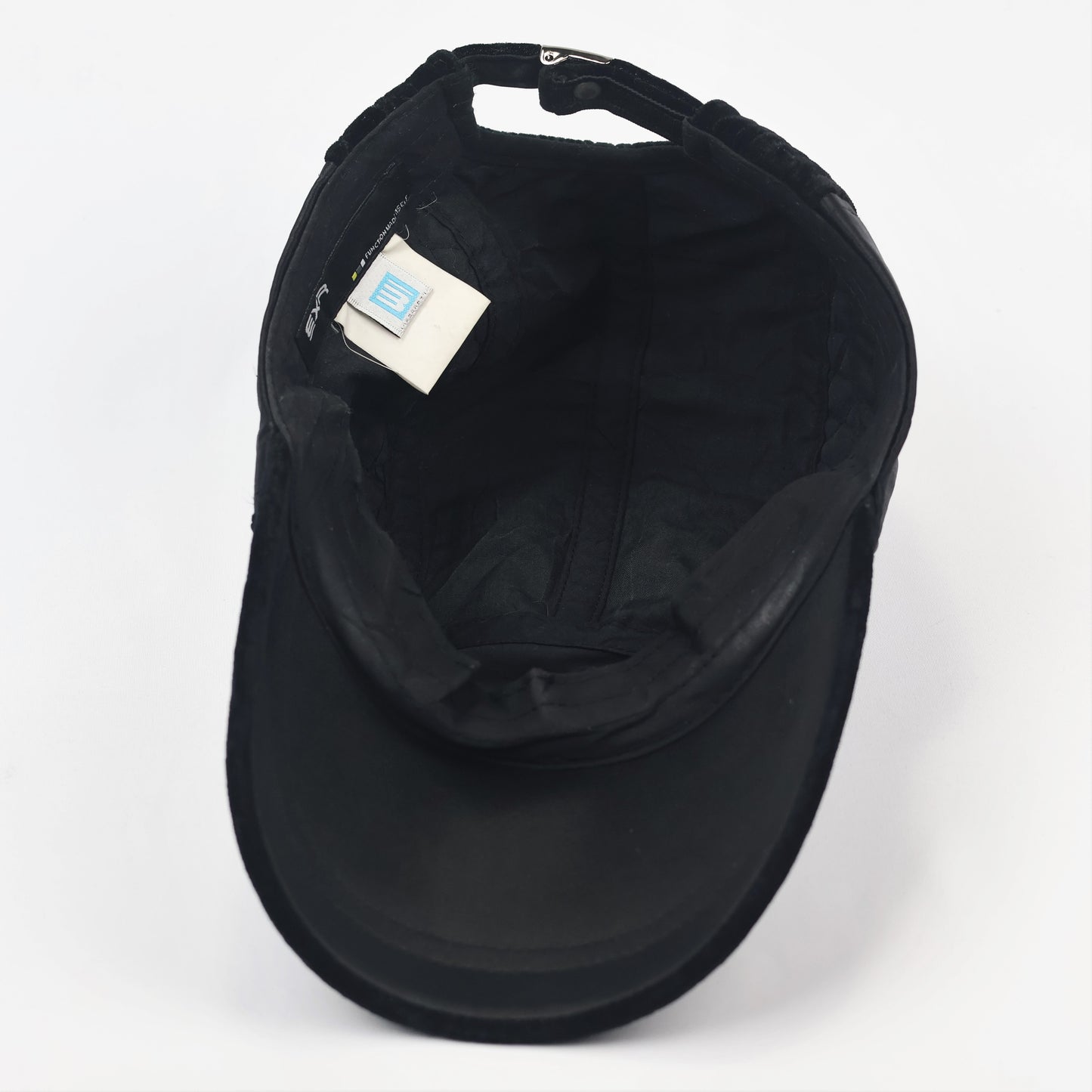 Authentic EXR Evolution Custom Black Velvet & Satin Thrifted Cap