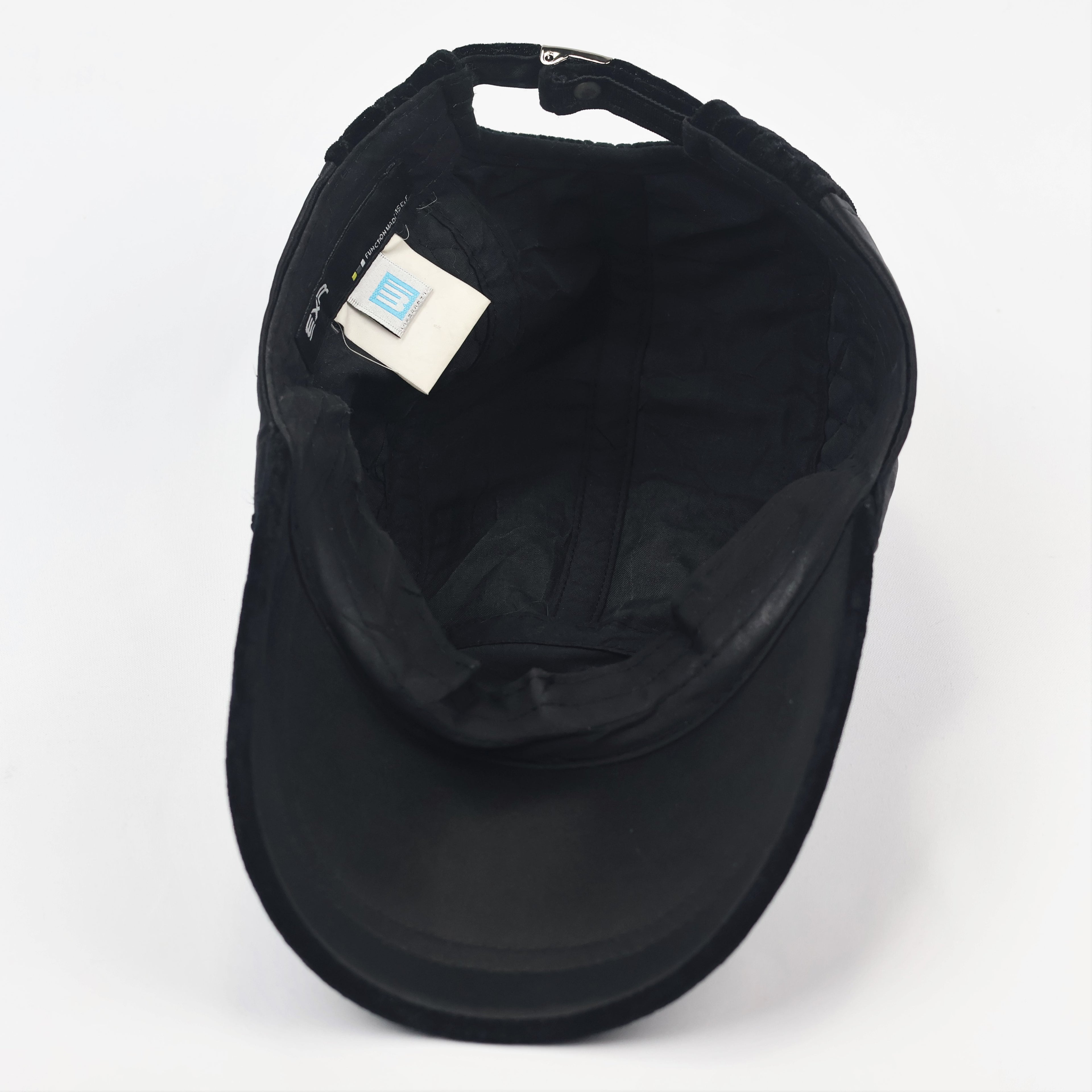 Authentic EXR Evolution Custom Black Velvet & Satin Thrifted Cap