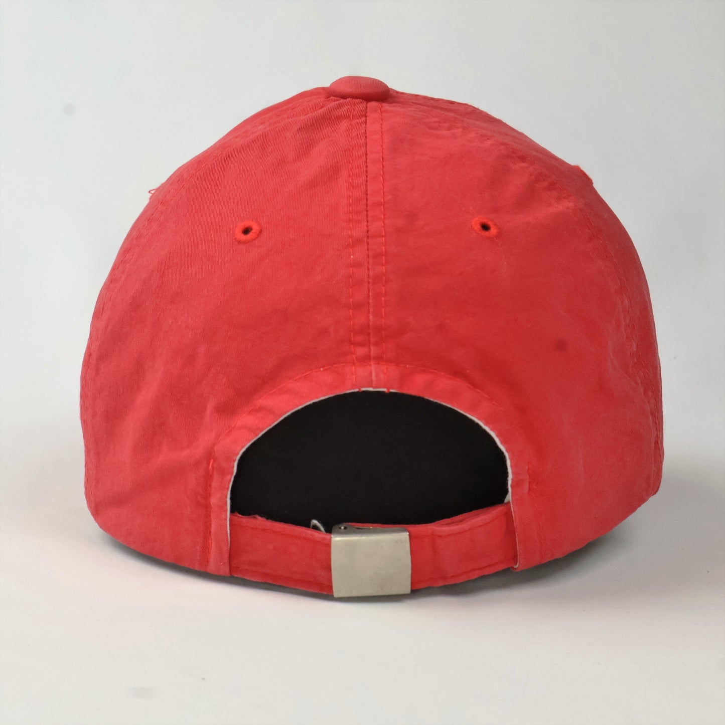 Unisex "NATURAL" Embroidered Red Dad Hat