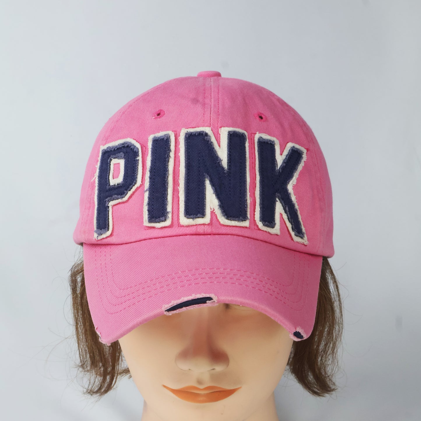 Female Nylon "PINK" Baseball Cap