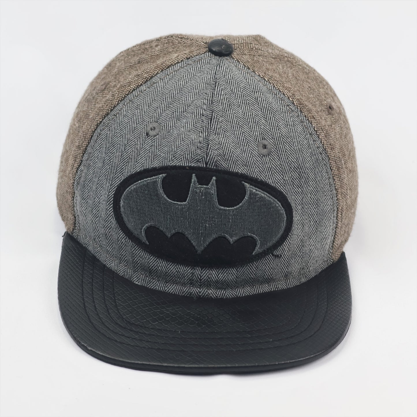 DC Comics Batman Herringbone & Tweed Snapback Thrifted Hat