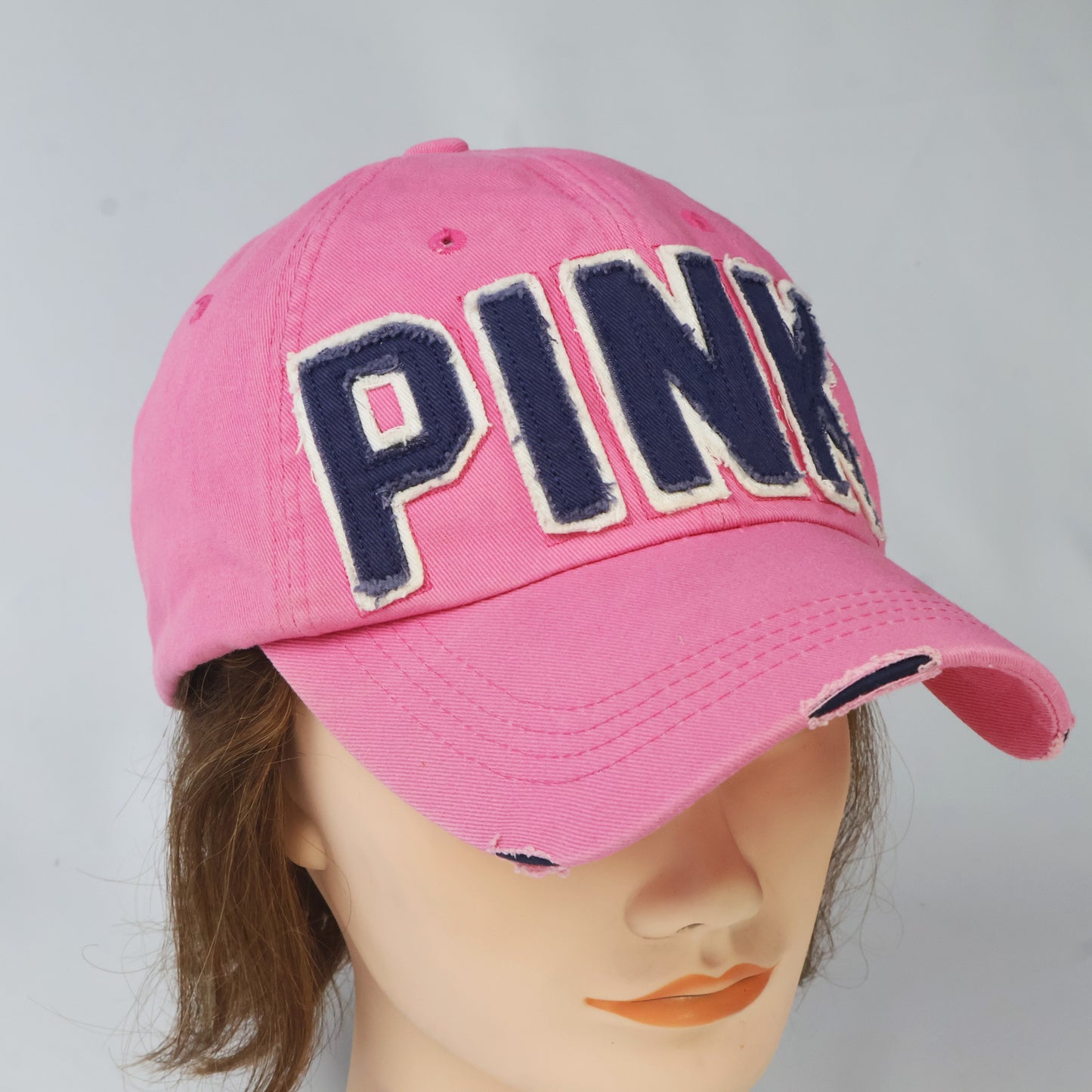 Female Nylon "PINK" Baseball Cap