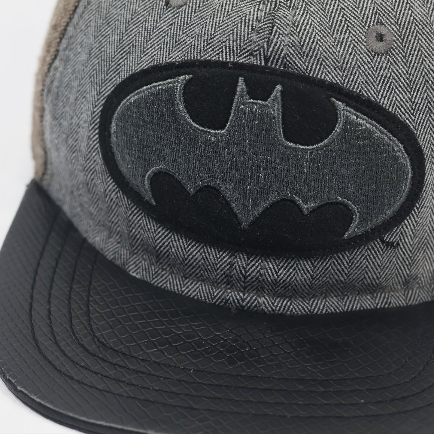 DC Comics Batman Herringbone & Tweed Snapback Thrifted Hat