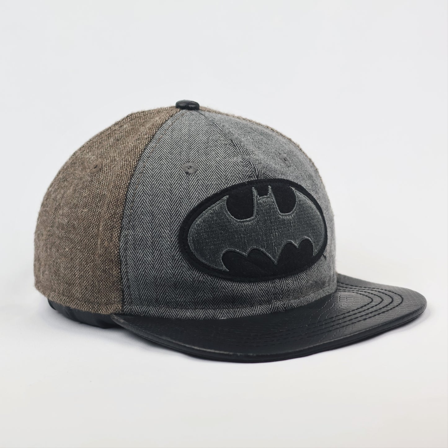 DC Comics Batman Herringbone & Tweed Snapback Thrifted Hat