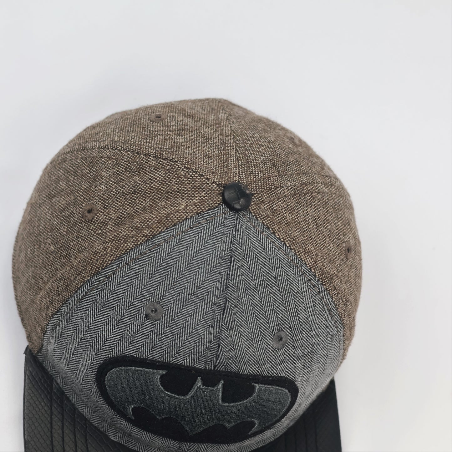 DC Comics Batman Herringbone & Tweed Snapback Thrifted Hat