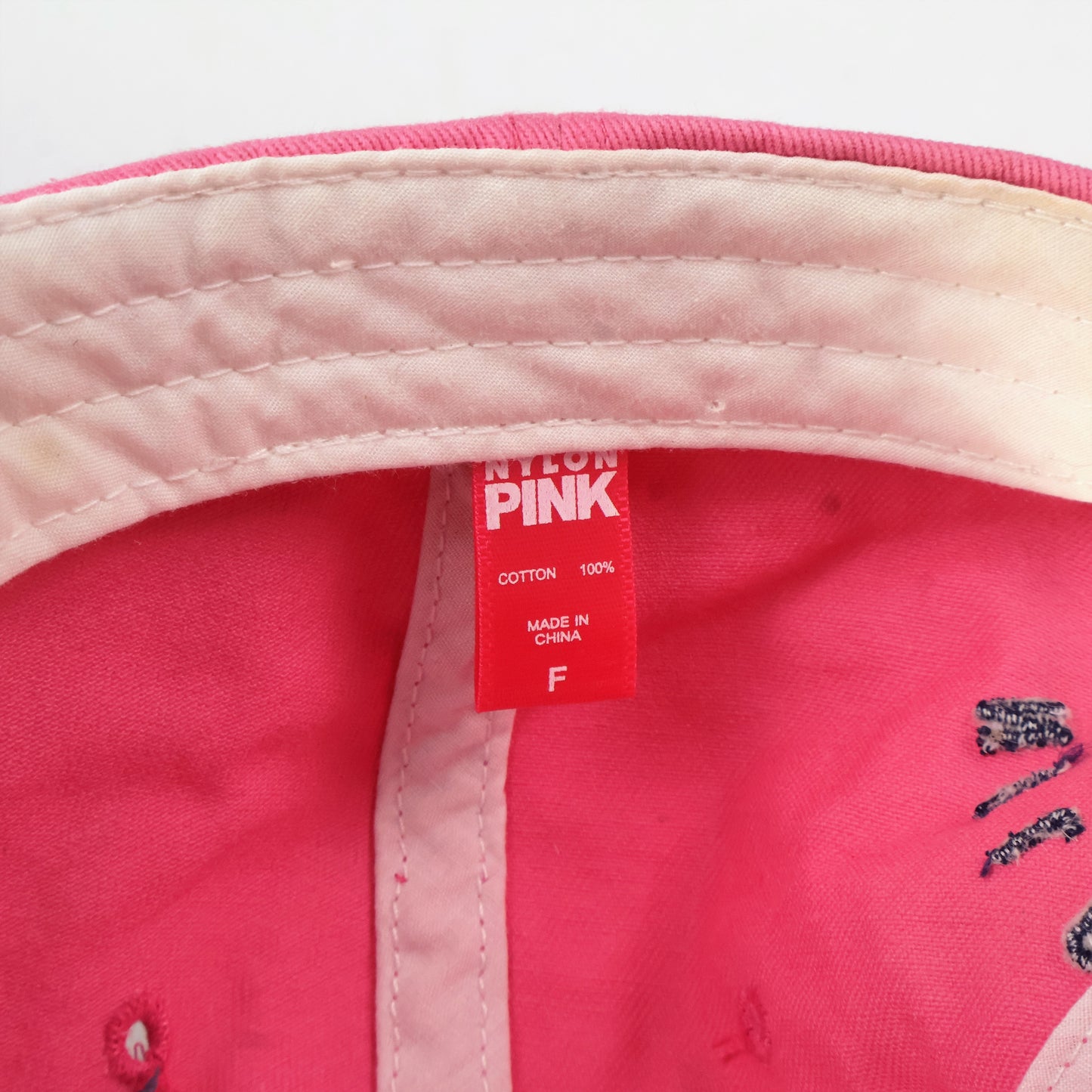 Female Nylon "PINK" Baseball Cap