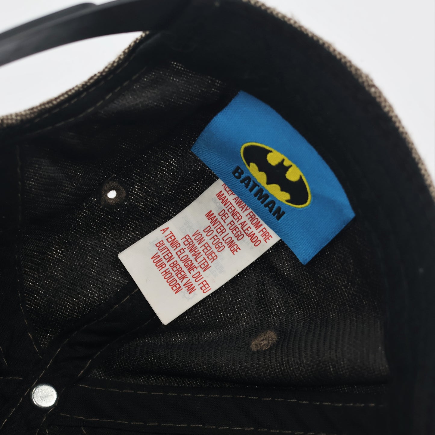 DC Comics Batman Herringbone & Tweed Snapback Thrifted Hat