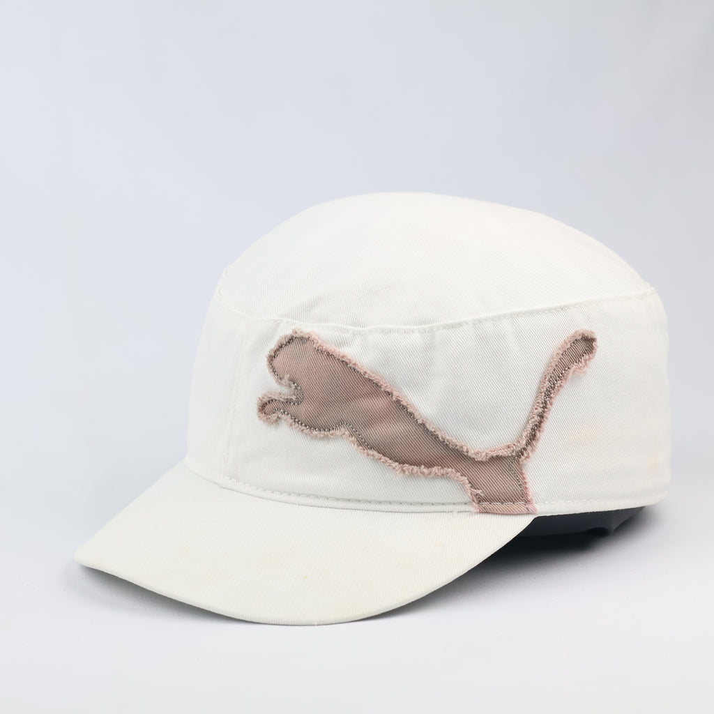 Vintage Puma x Cobra Golf Adjustable Hat - Off-White Cadet Cap - Size 56-58cm