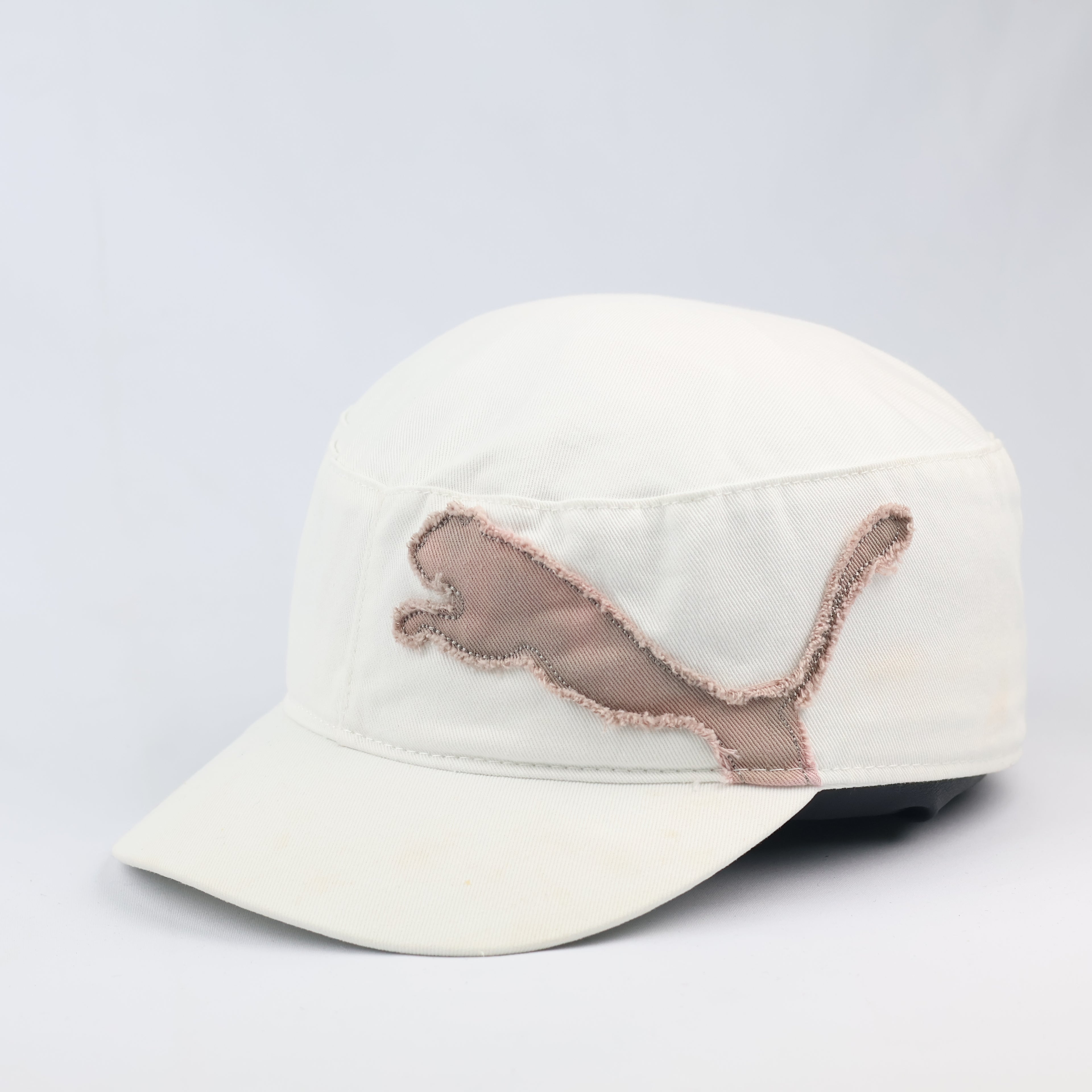 Vintage Puma x Cobra Golf Adjustable Hat - Off-White Cadet Cap - Size 56-58cm