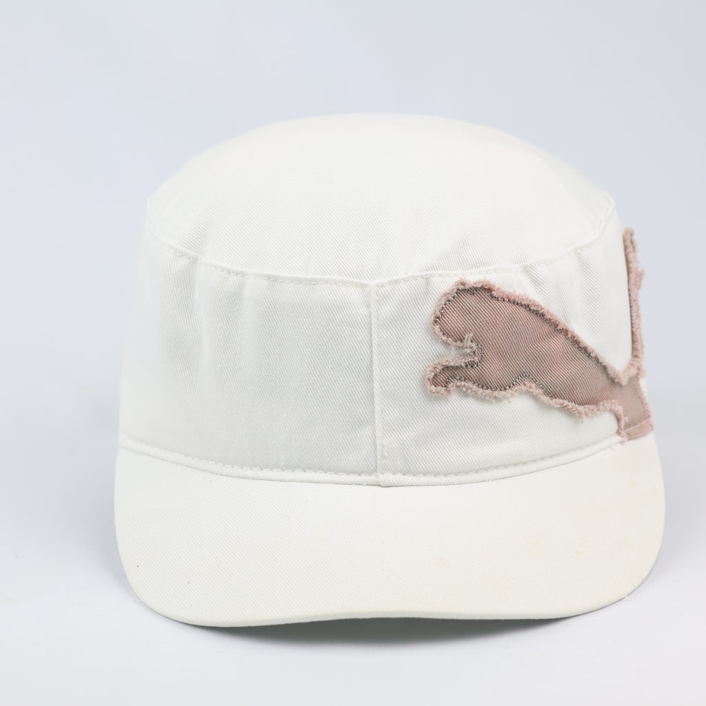 Vintage Puma x Cobra Golf Adjustable Hat - Off-White Cadet Cap - Size 56-58cm