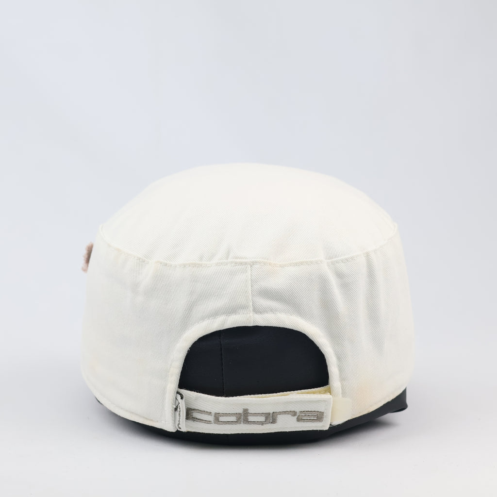 Vintage Puma x Cobra Golf Adjustable Hat - Off-White Cadet Cap - Size 56-58cm