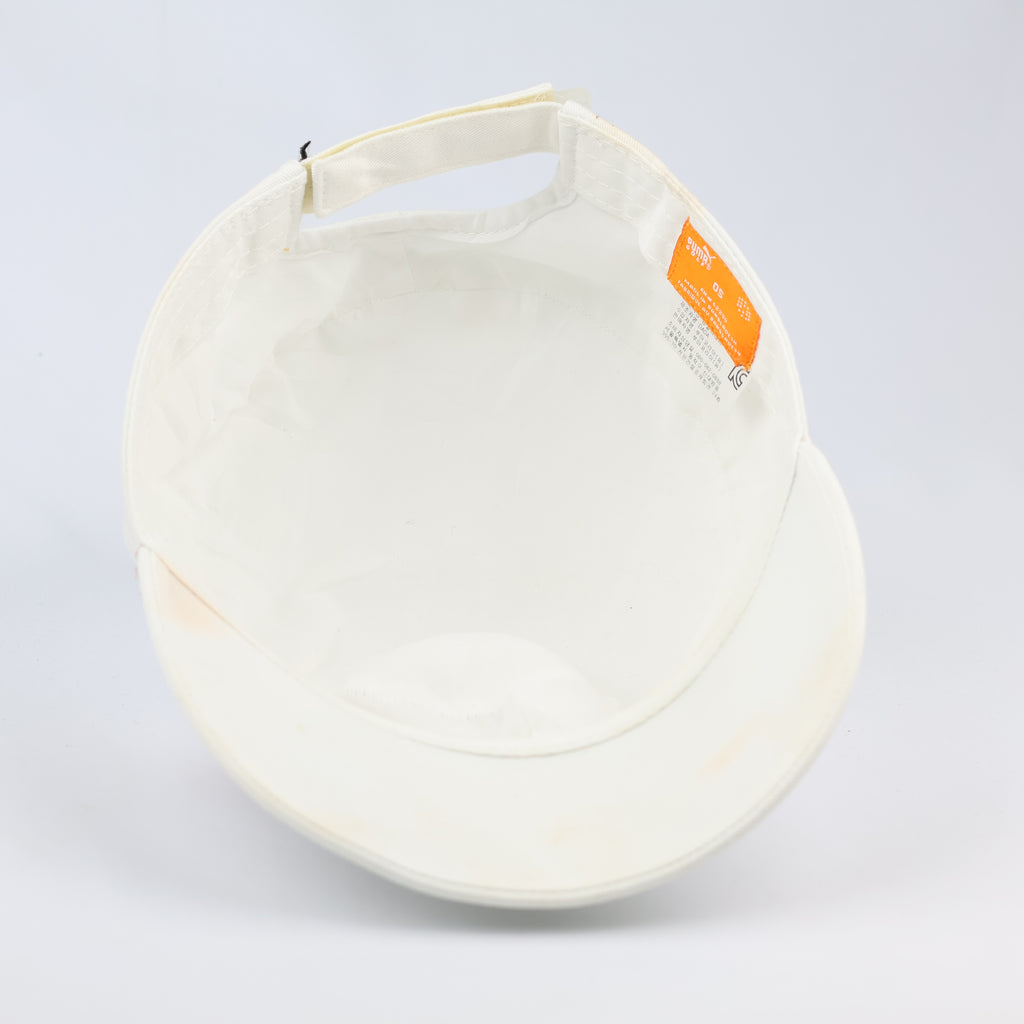 Vintage Puma x Cobra Golf Adjustable Hat - Off-White Cadet Cap - Size 56-58cm