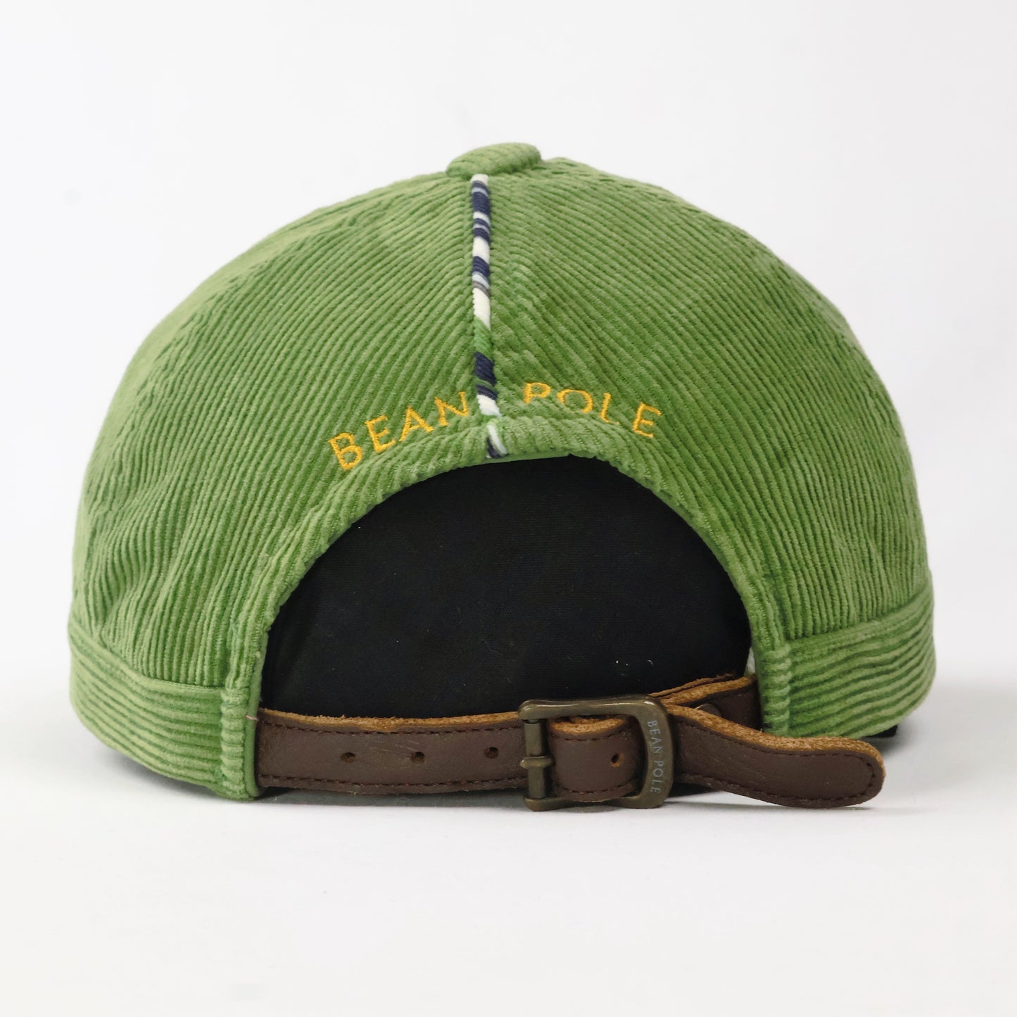 Bean Pole Green Corduroy Baseball Cap