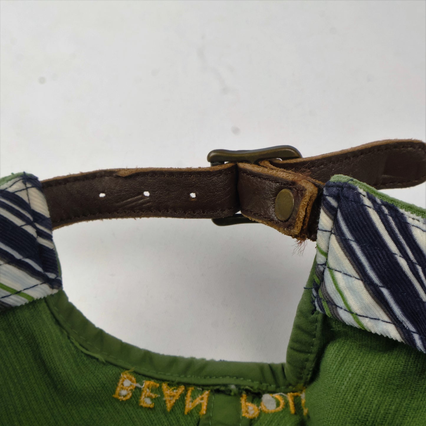 Bean Pole Green Corduroy Baseball Cap