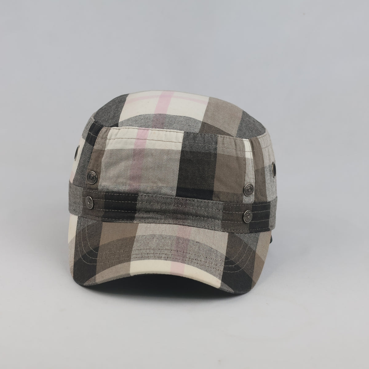 Vintage Plaid Cadet Cap | Southern Men's Wear - size 56-58 cm | 10038