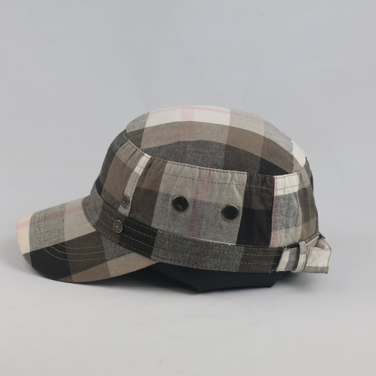 Vintage Plaid Cadet Cap | Southern Men's Wear - size 56-58 cm | 10038