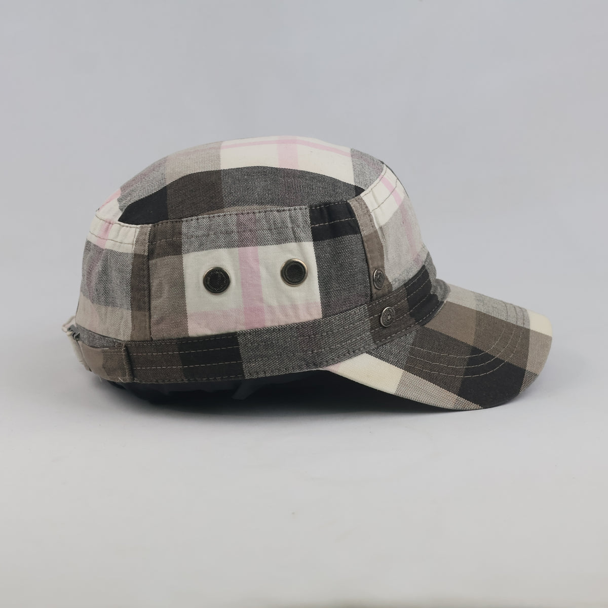 Vintage Plaid Cadet Cap | Southern Men's Wear - size 56-58 cm | 10038