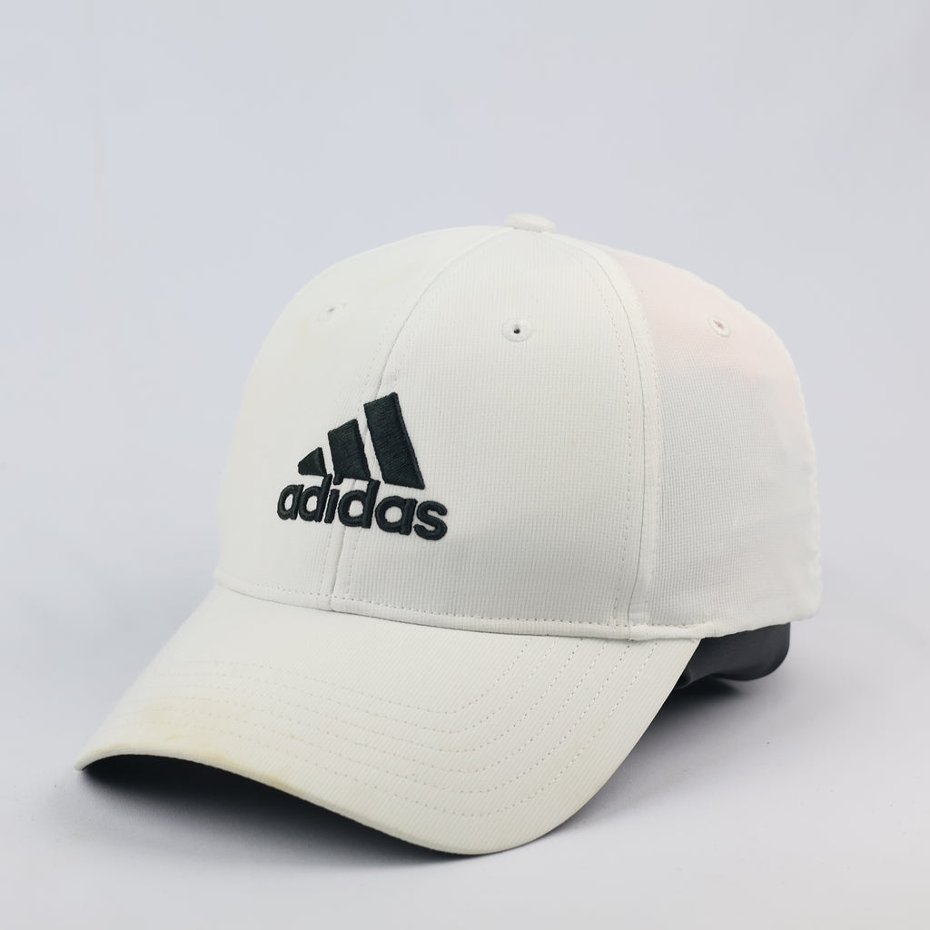 Adidas Performance Relaxed Fit Thrifted Cap - White with Black Logo