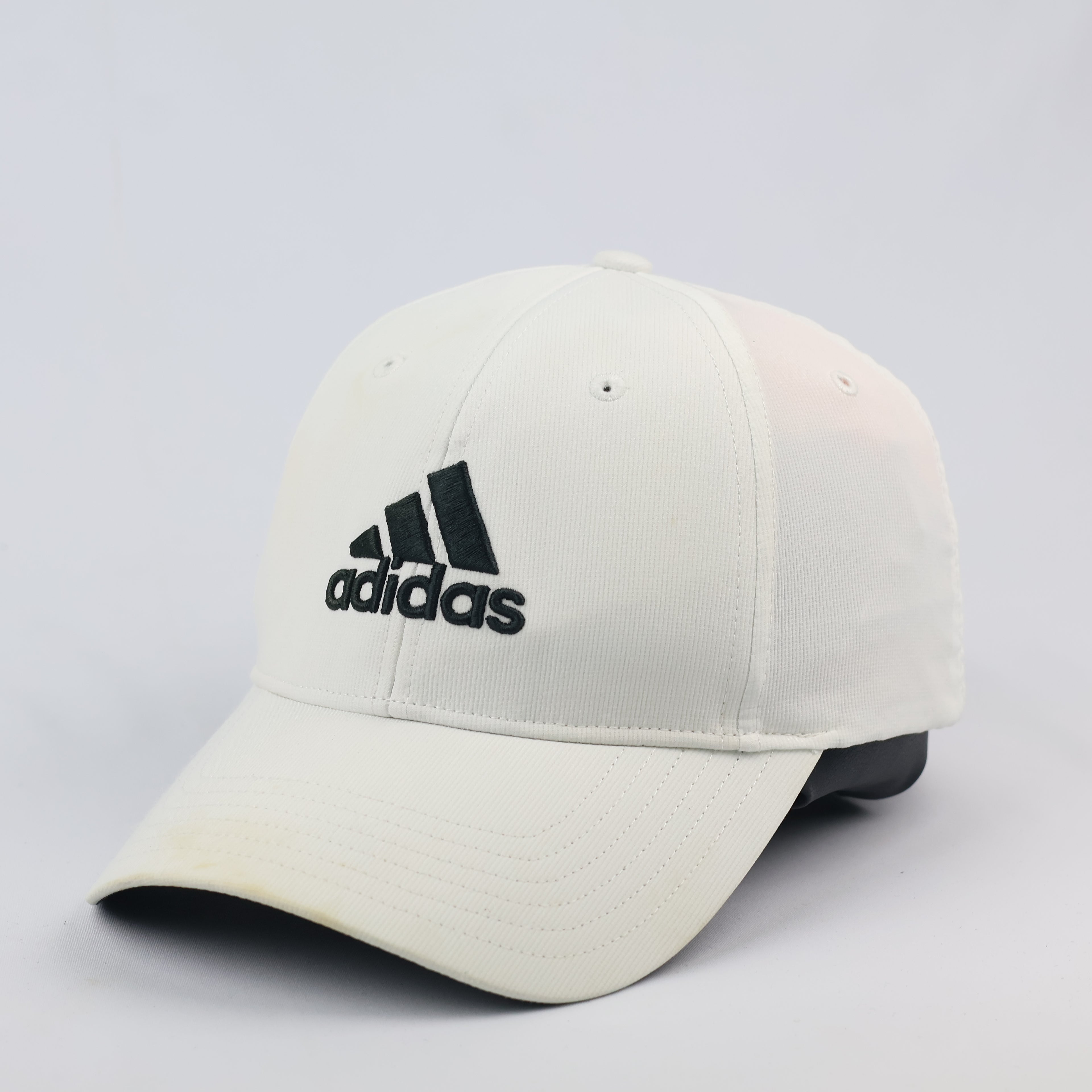 Adidas Performance Relaxed Fit Thrifted Cap - White with Black Logo