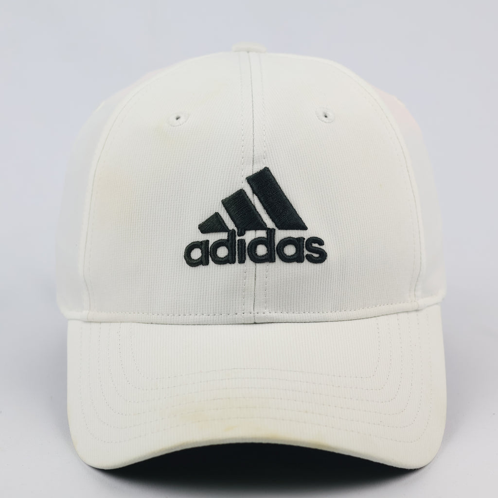 Adidas Performance Relaxed Fit Thrifted Cap - White with Black Logo