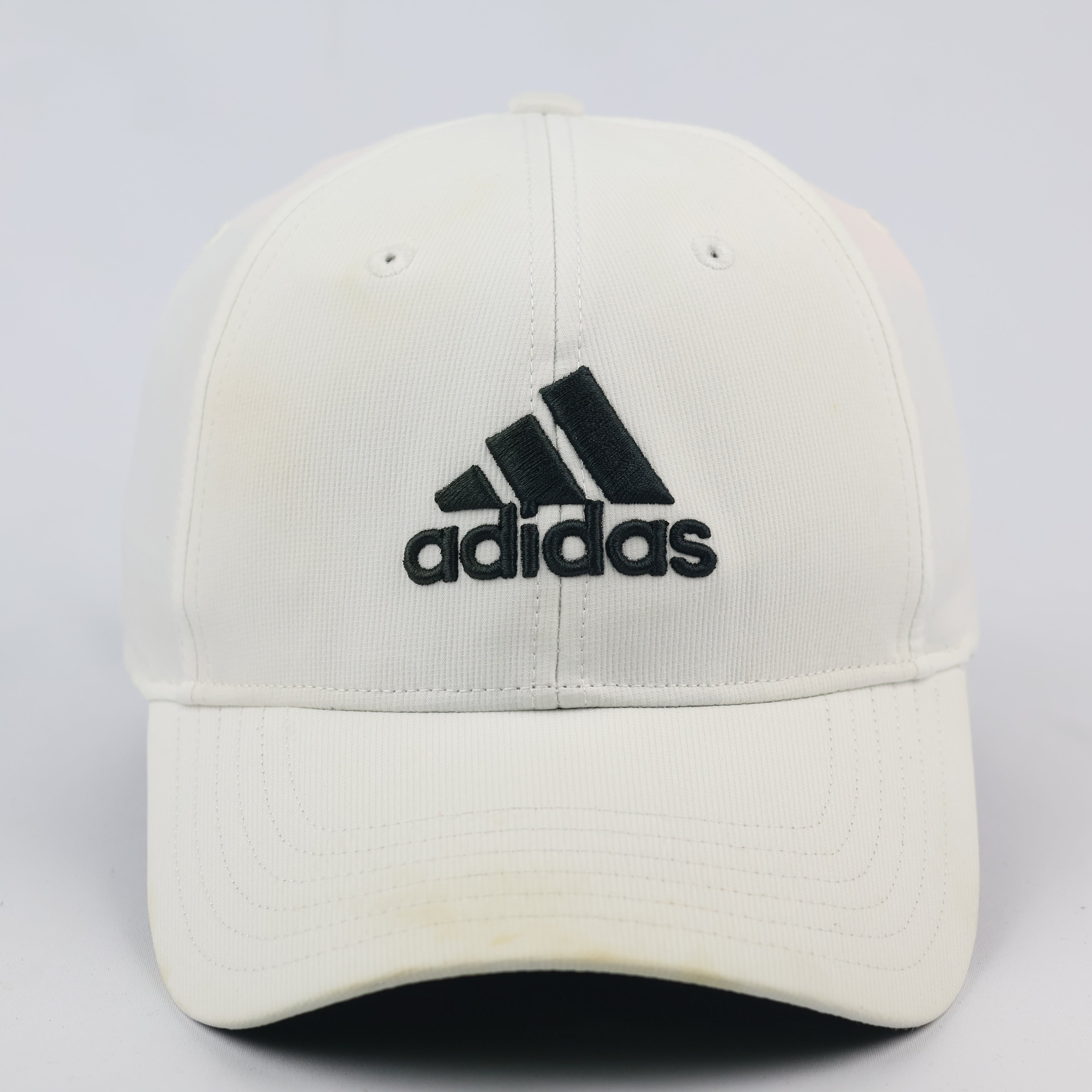 Adidas Performance Relaxed Fit Thrifted Cap - White with Black Logo
