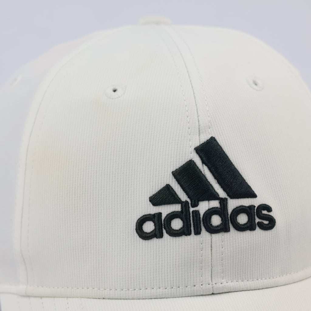 Adidas Performance Relaxed Fit Thrifted Cap - White with Black Logo