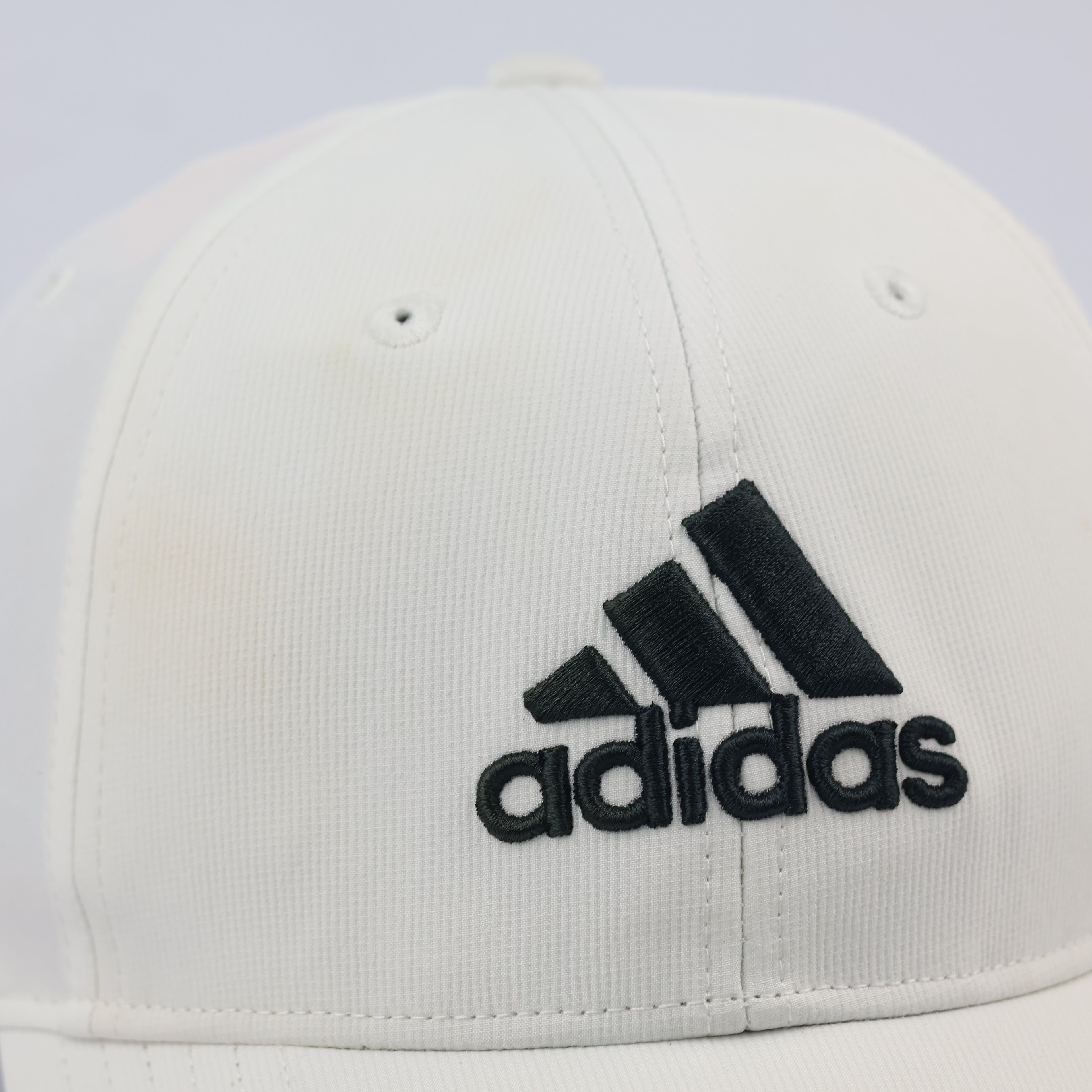 Adidas Performance Relaxed Fit Thrifted Cap - White with Black Logo
