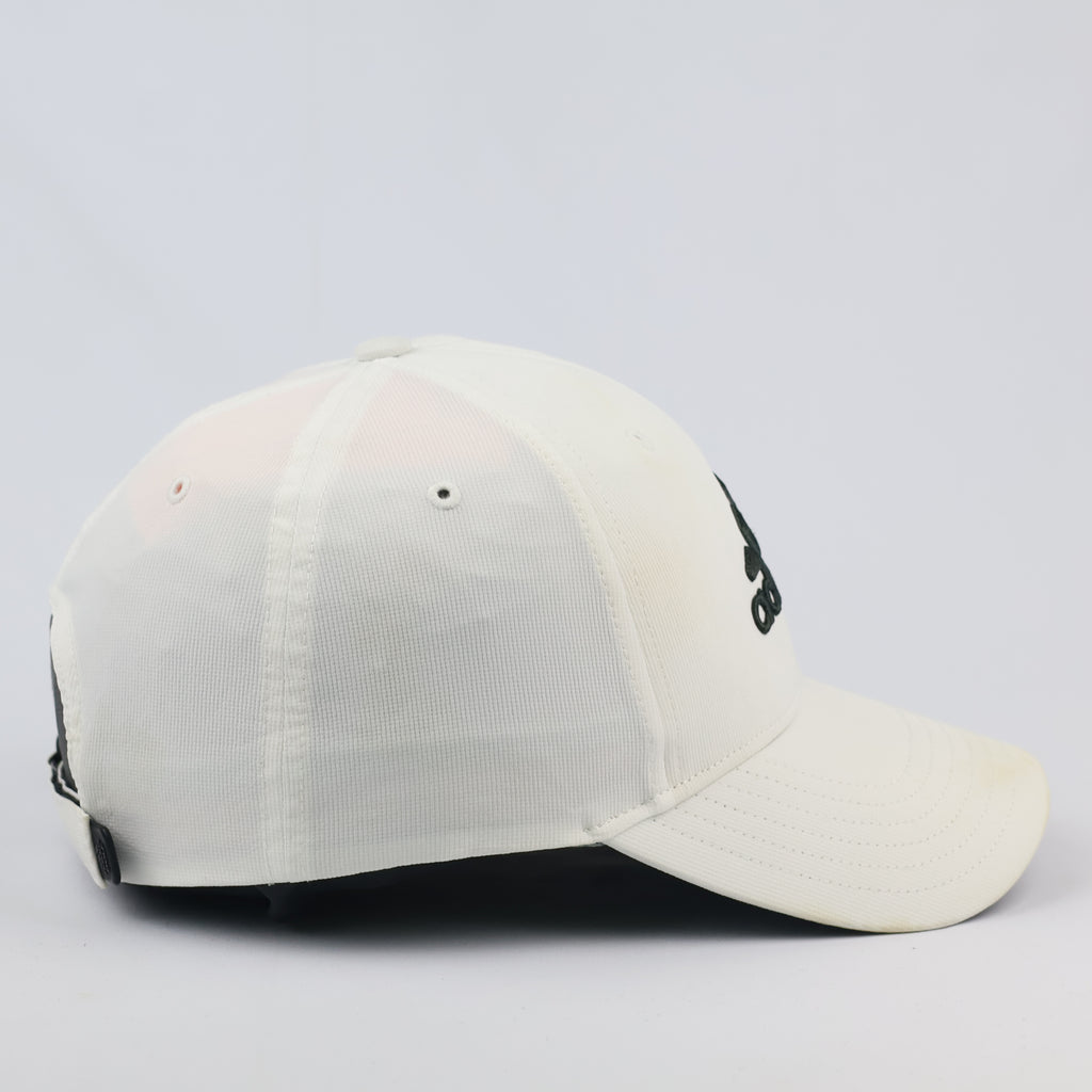 Adidas Performance Relaxed Fit Thrifted Cap - White with Black Logo