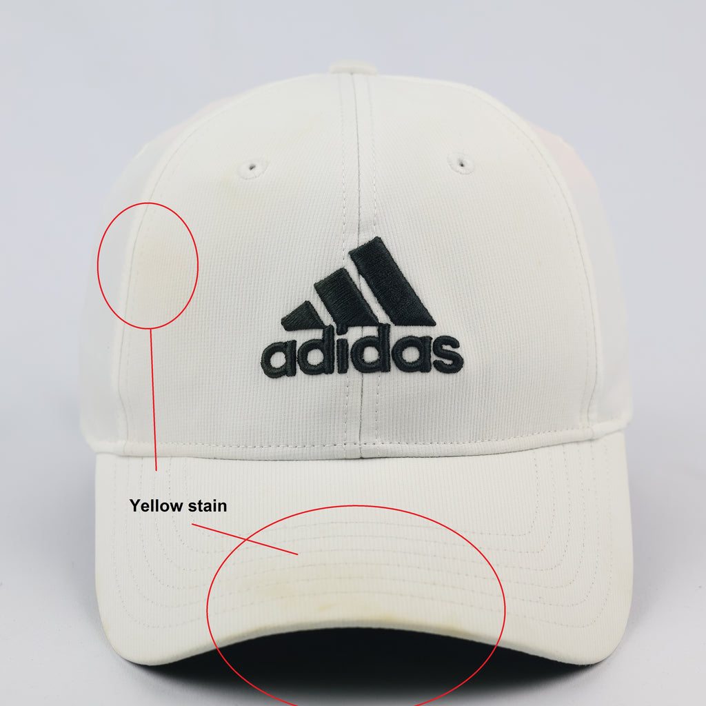 Adidas Performance Relaxed Fit Thrifted Cap - White with Black Logo