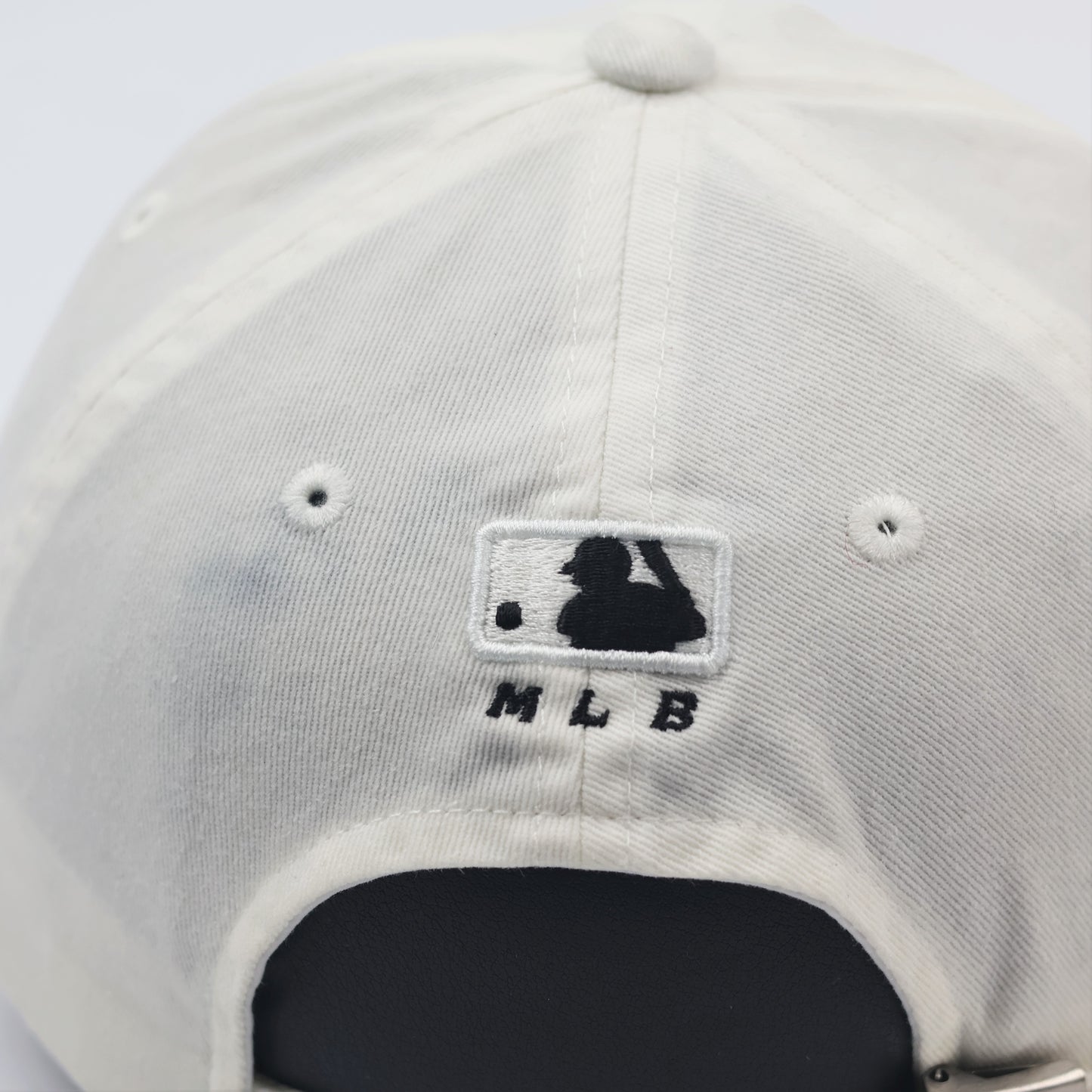 Vintage Boston Red Sox White Clean Up Thrifted Hat - Adjustable MLB Strapback