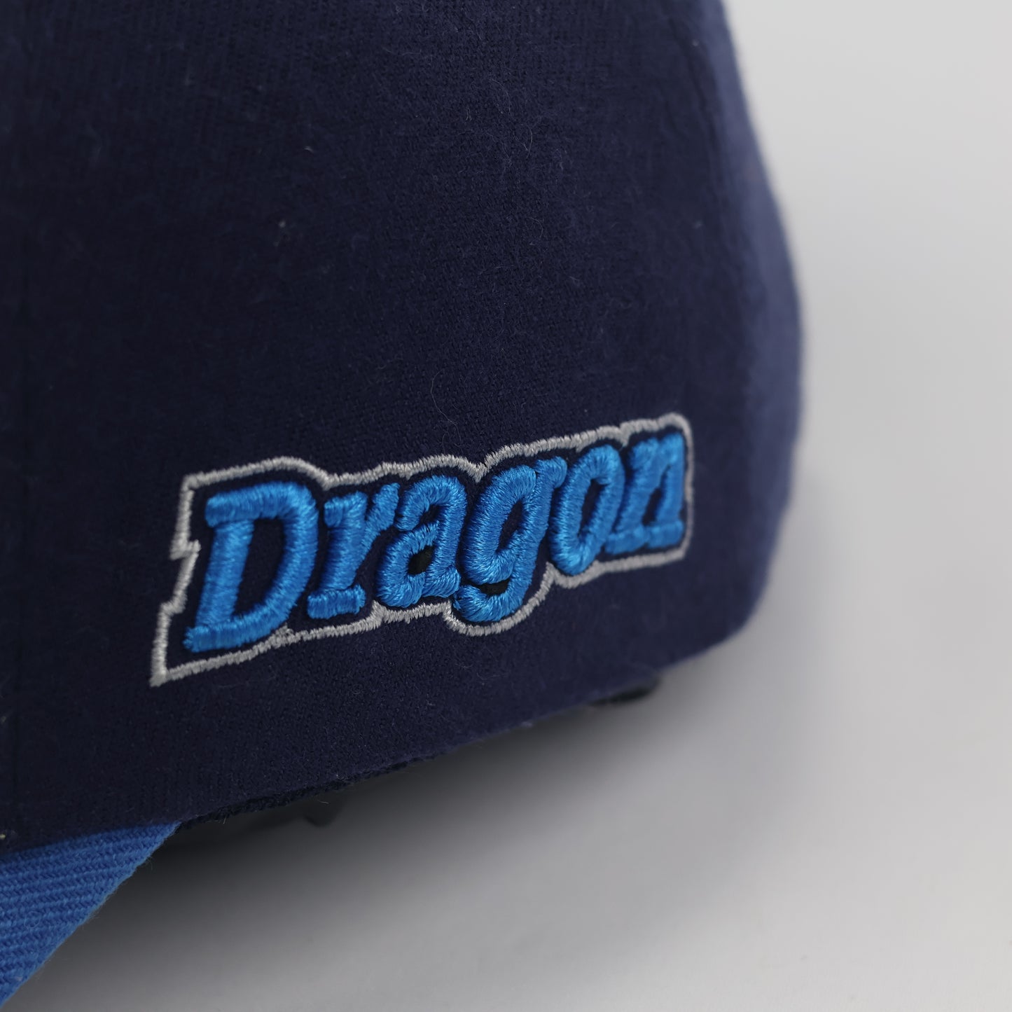Vintage N'SER Blue Dragon Monster Embroidered Snapback Thrifted  Cap