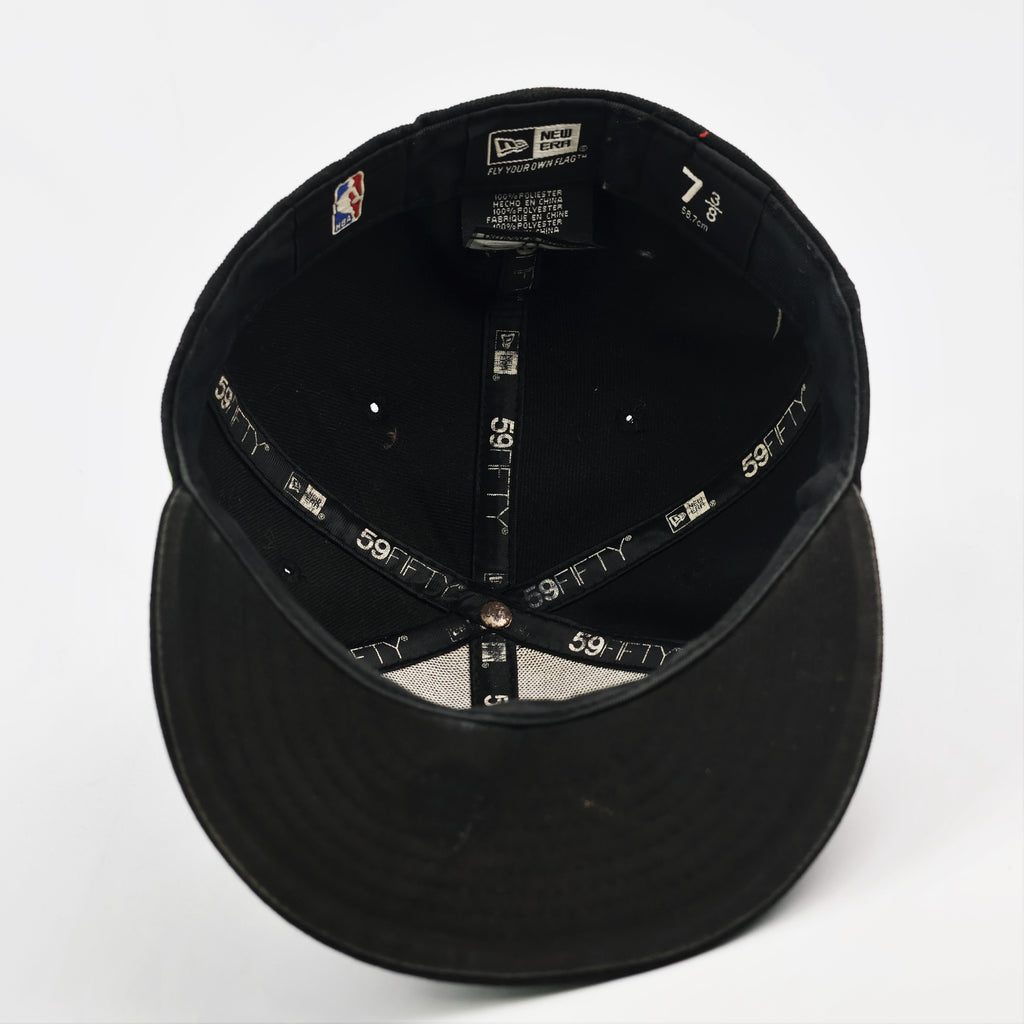 Chicago Bulls New Era Windy City Skyline Fitted Cap - Neon Lime Green - Size 7 3/8
