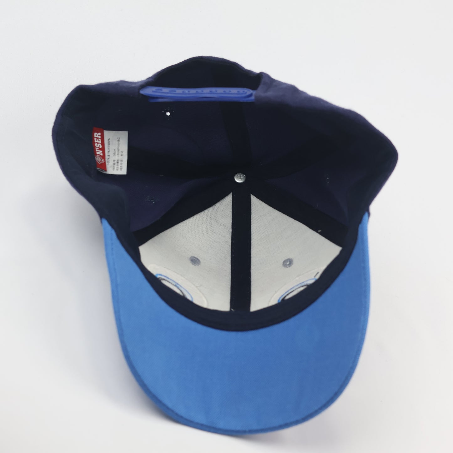 Vintage N'SER Blue Dragon Monster Embroidered Snapback Thrifted  Cap