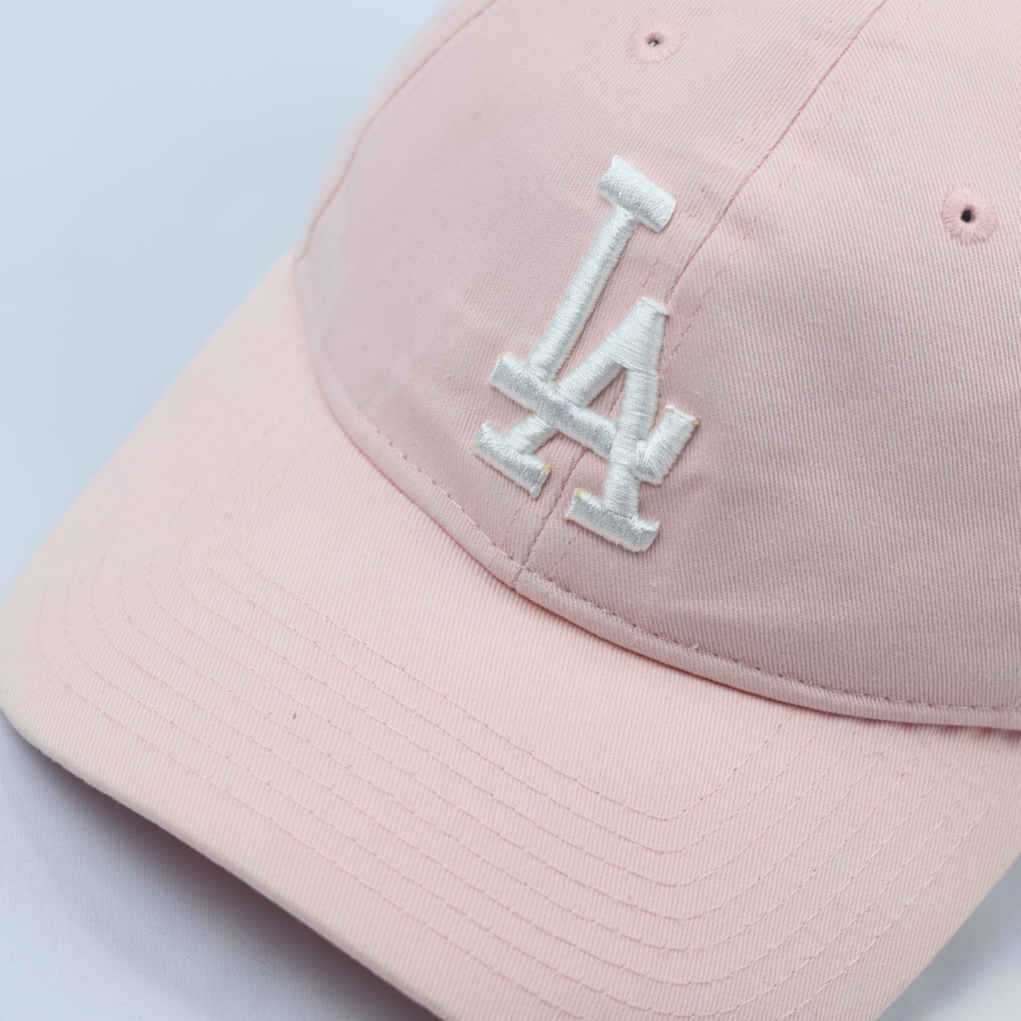 LA Dodgers Soft Pink Snapback Thrifted Hat - Premium MLB Streetwear